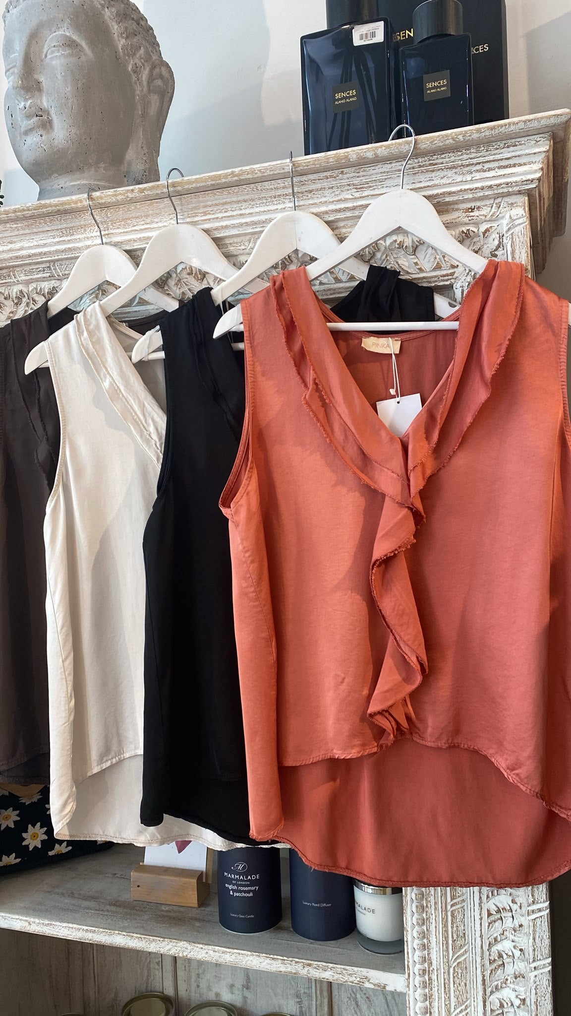 Nancy Ruffle Top
