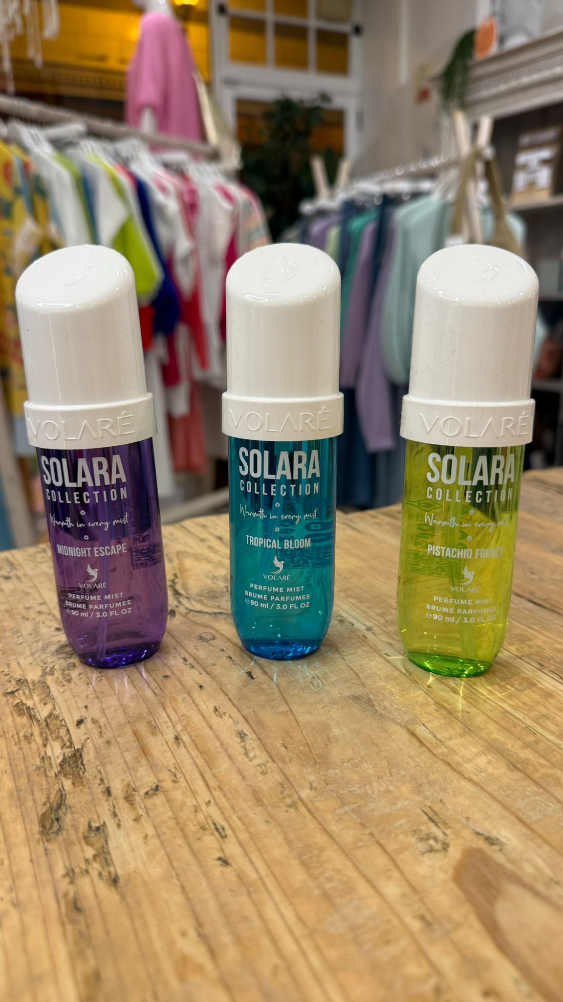 Solara Collection Body Sprays