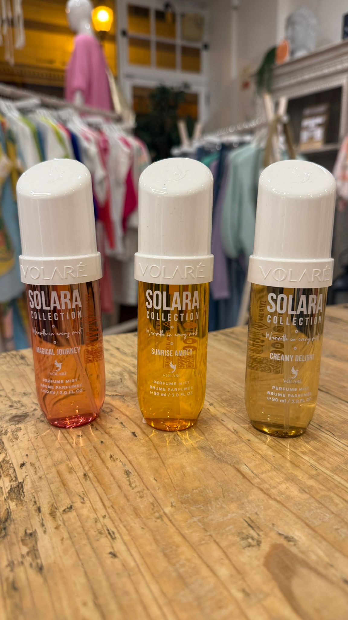 Solara Collection Body Sprays