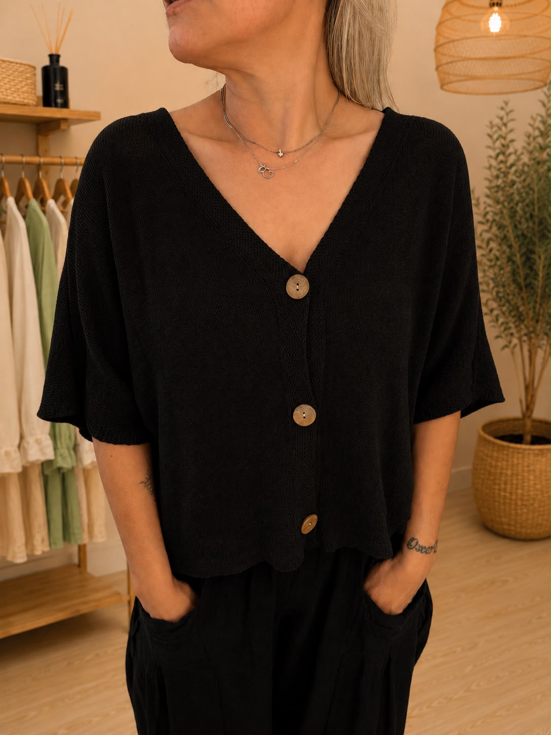 Valentyne Boxy Cardigan