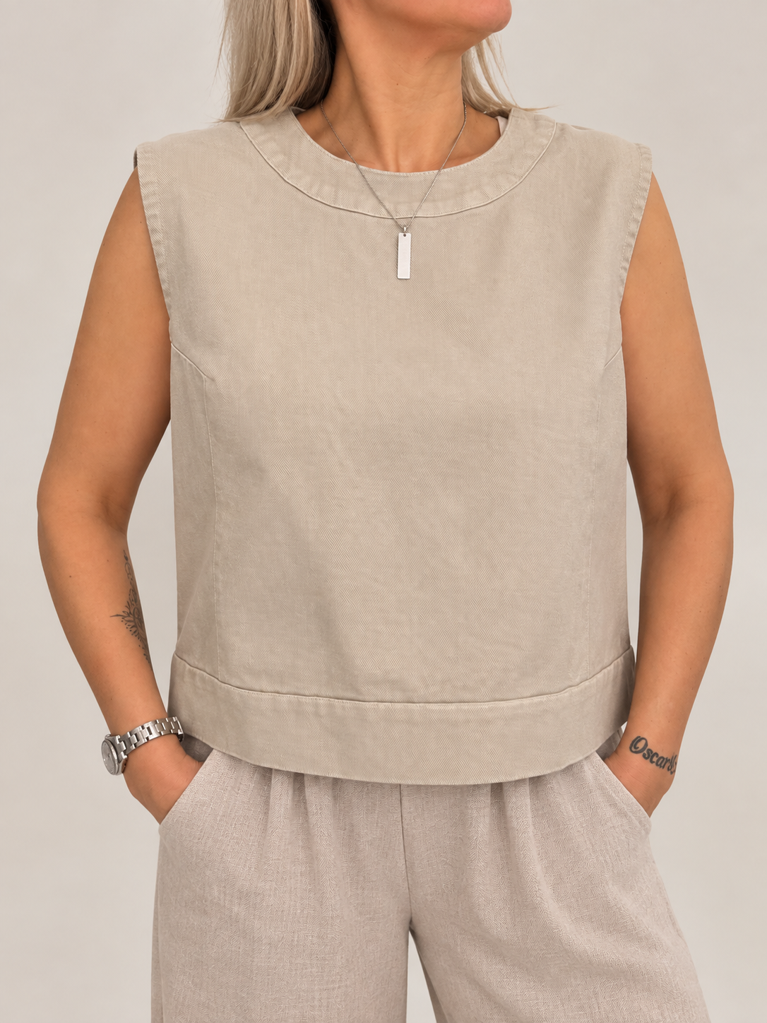 Carrie Canvas Tank