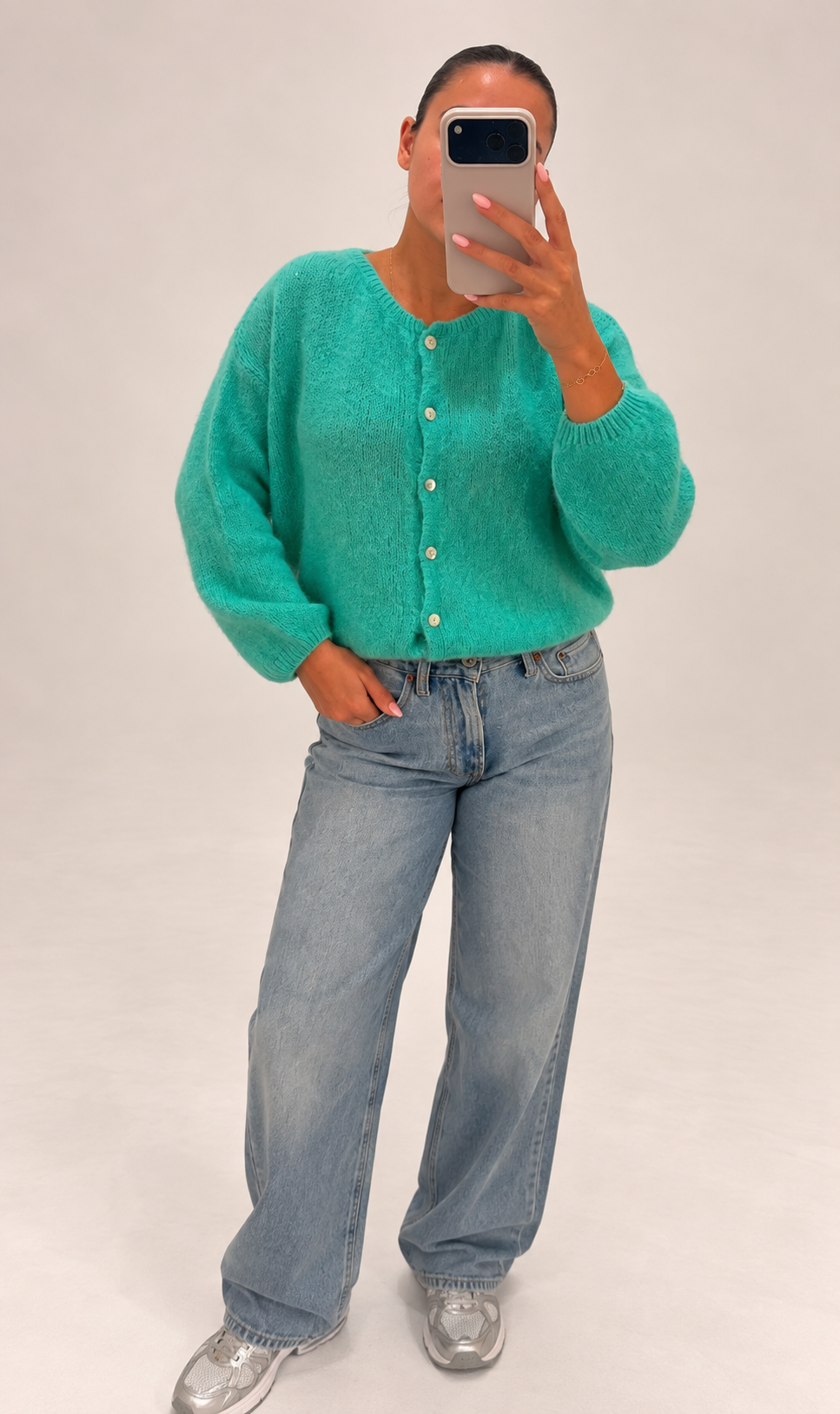 Maddie Mohair Long Sleeved Cardigan