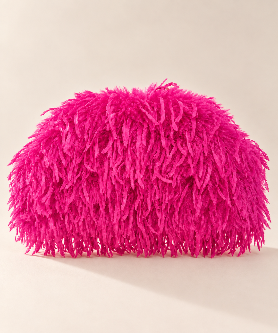 Sasha Feather Look Clutch