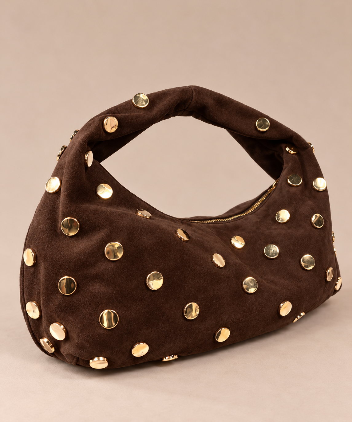 Yasmine Studded Slouch Bag