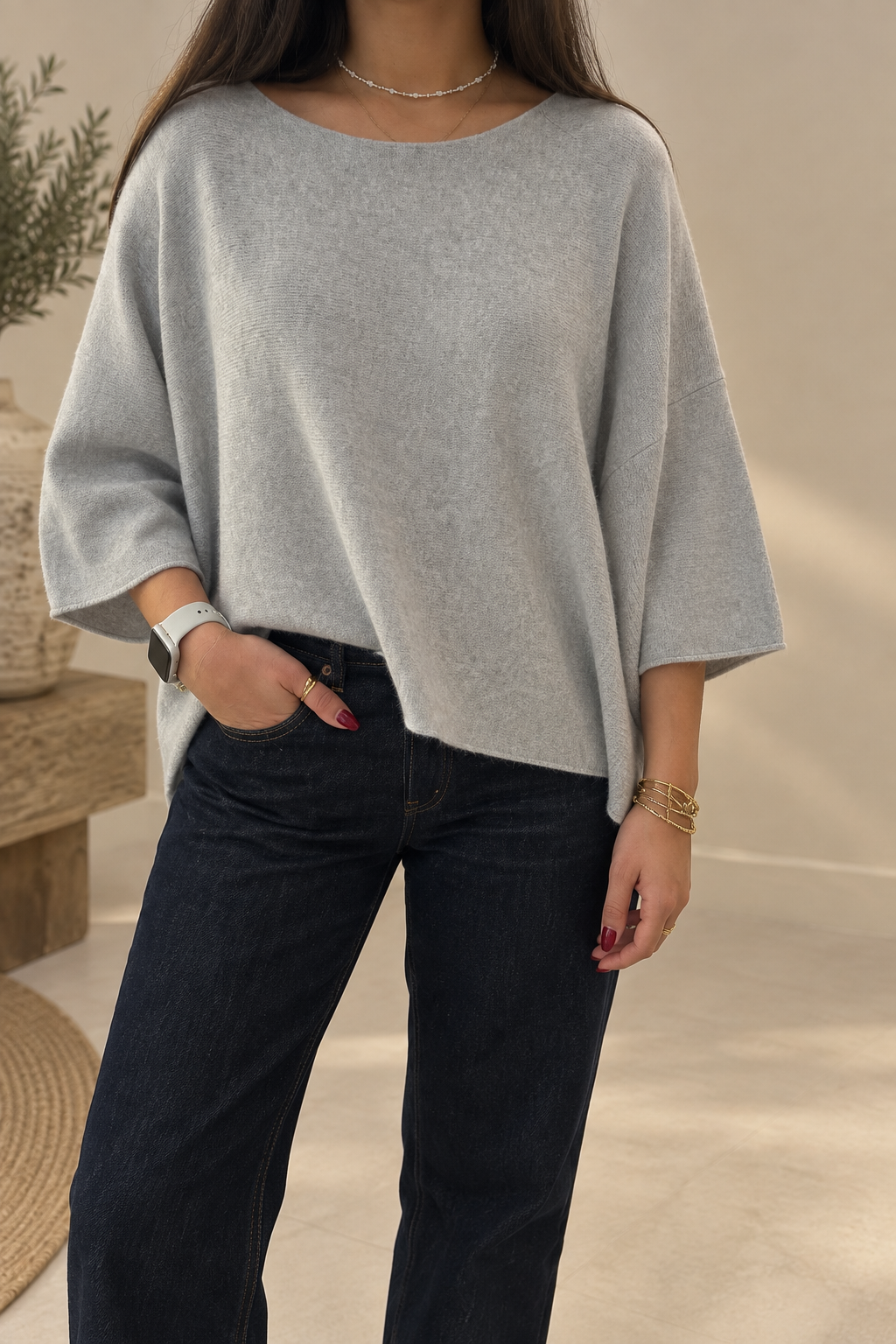 Bella Italian 3/4 Sleeve Knit