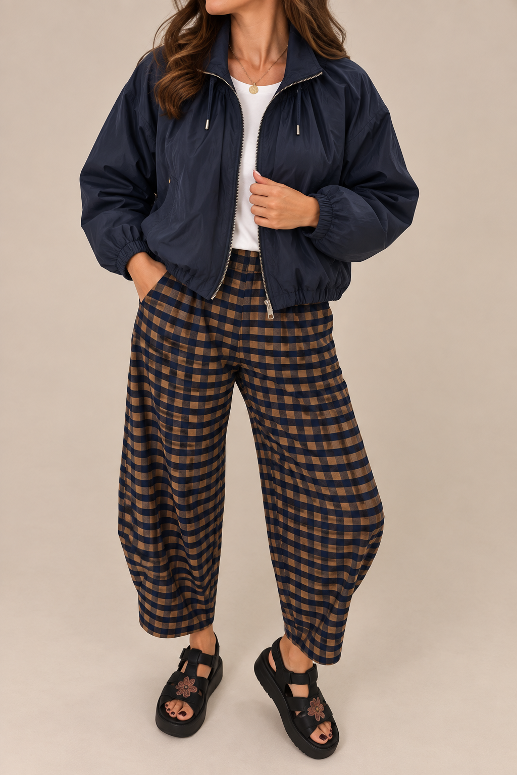 Reign Funnel Bomber Jacket