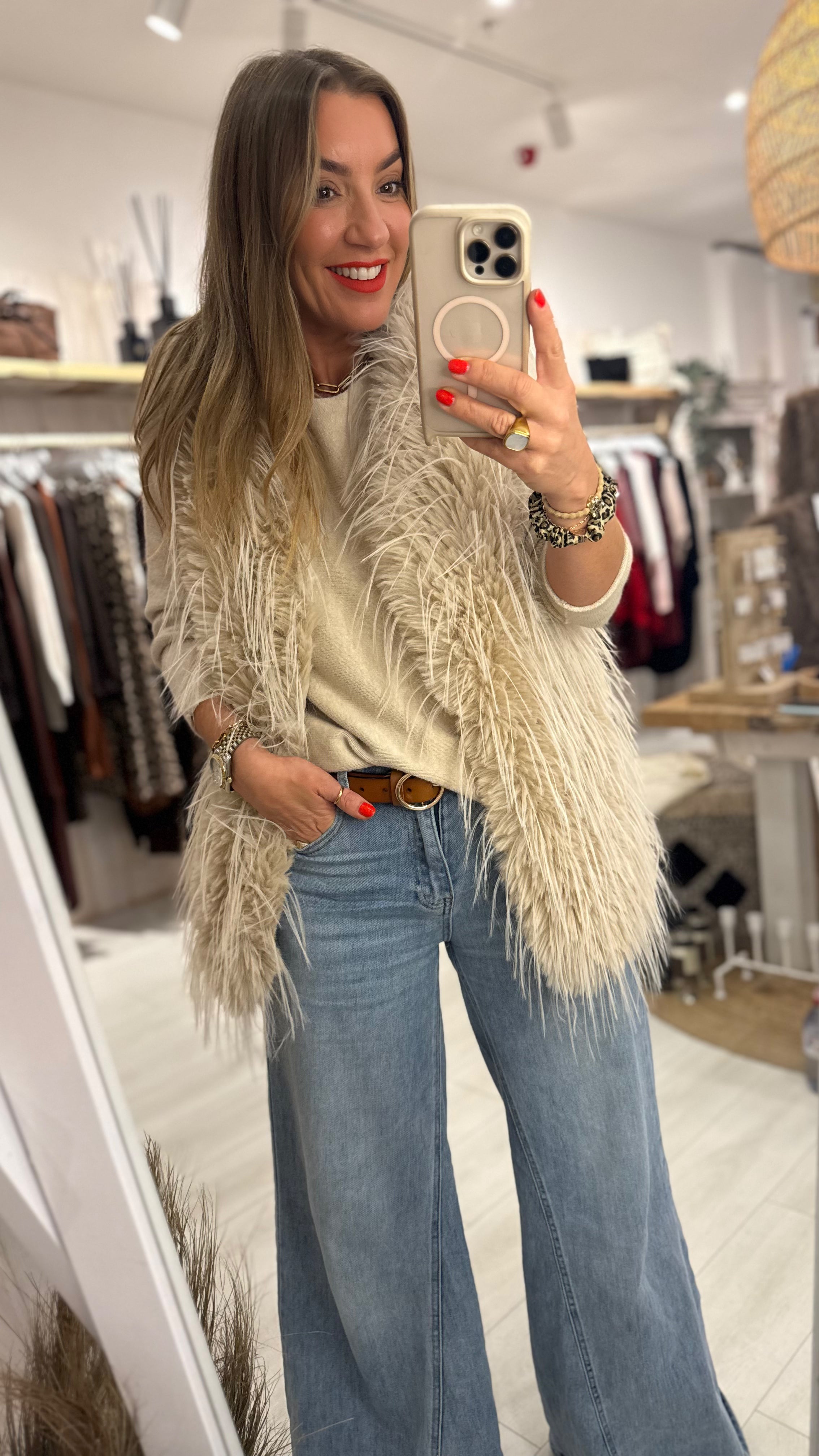Frankie Faux Fur Gilet