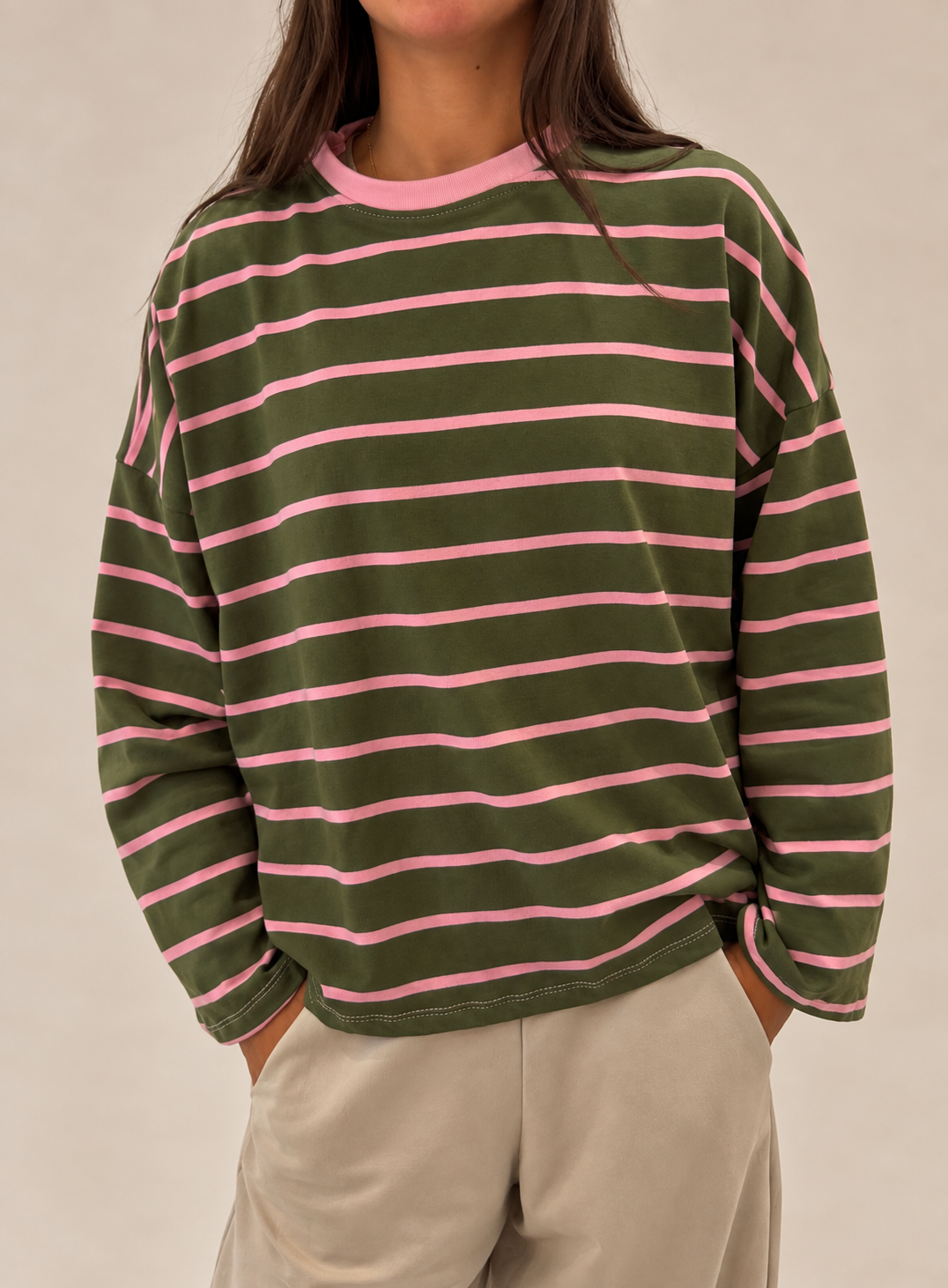 Sissy Stripe Long Sleeved Tee