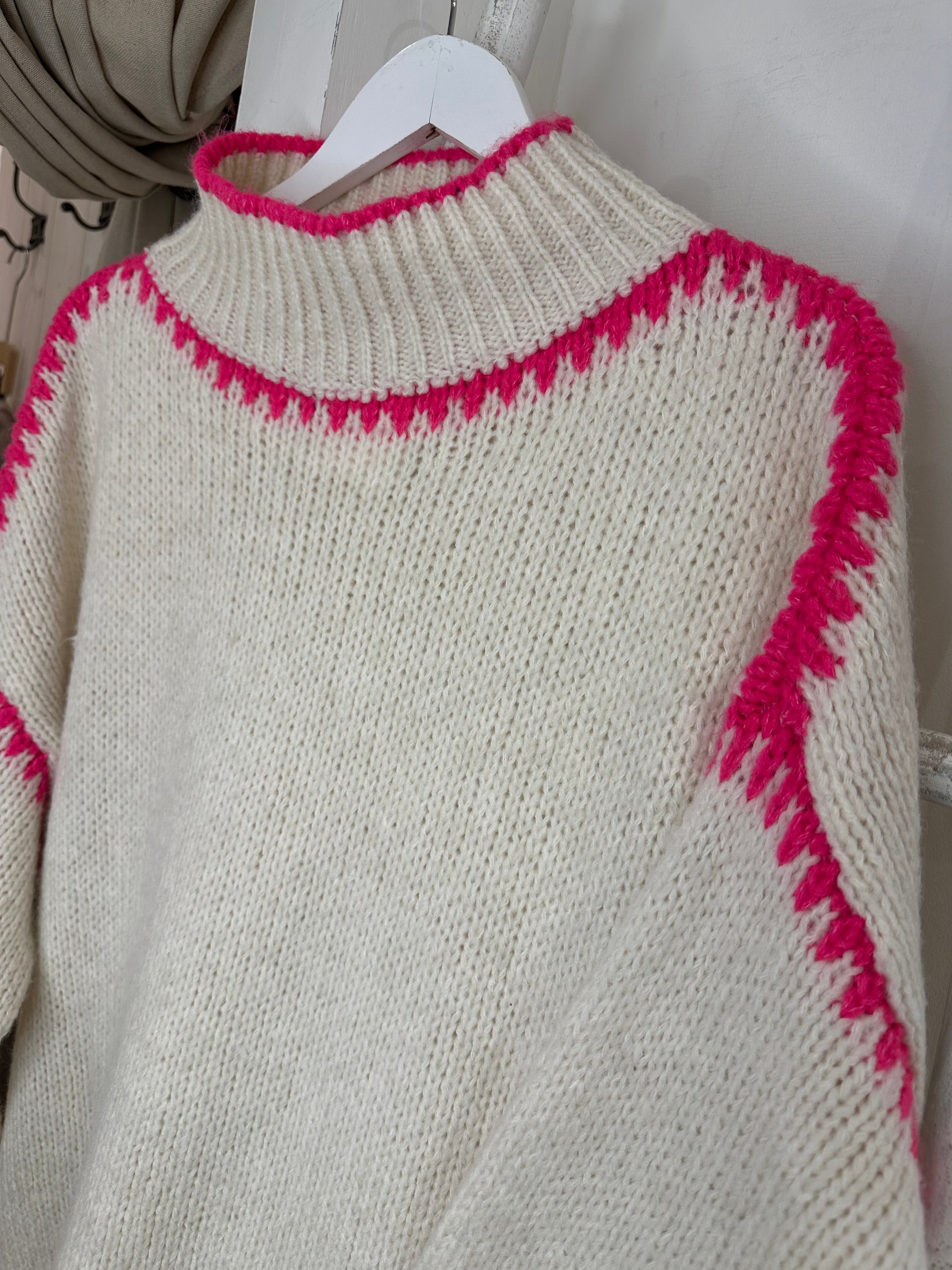 Lumi Contrast Hem Knit