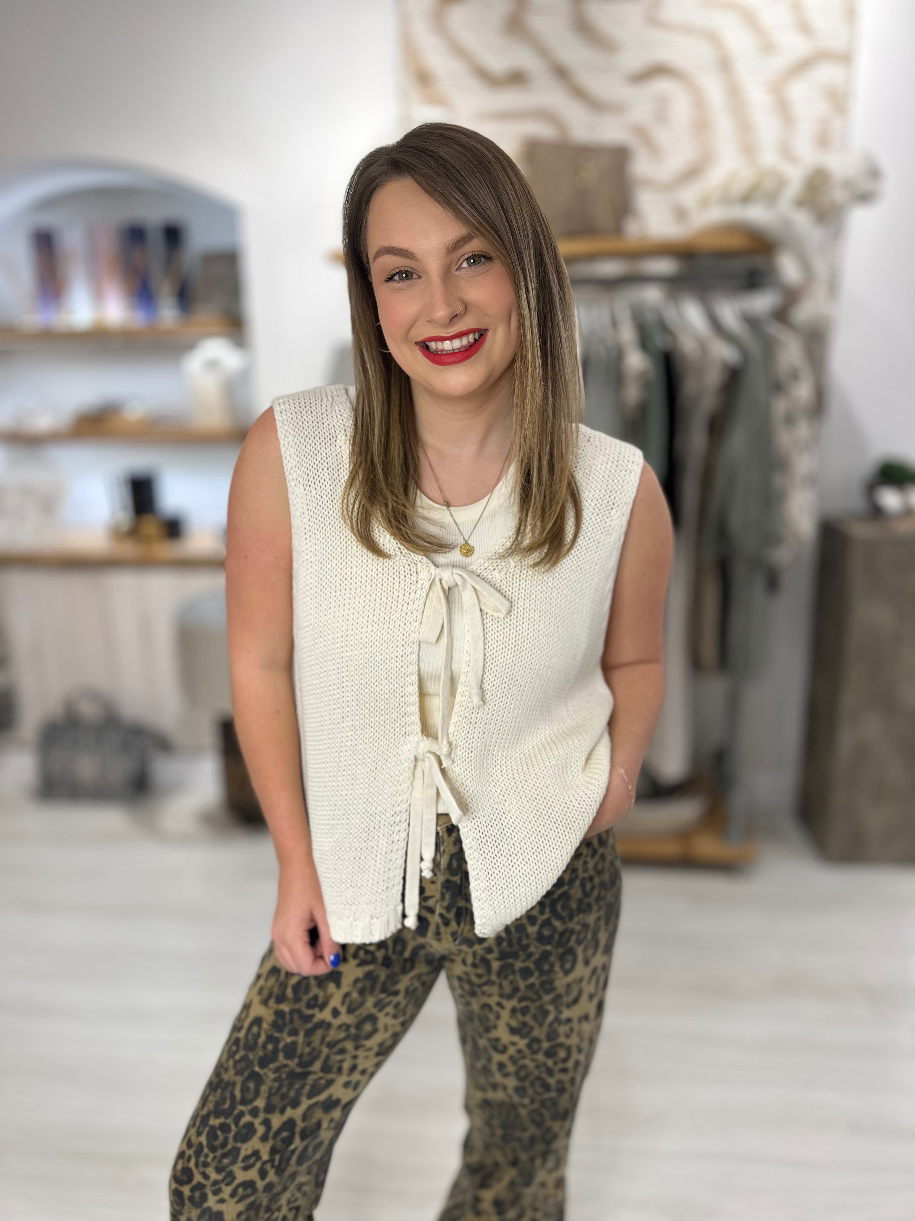 Thea Knitted Waistcoat