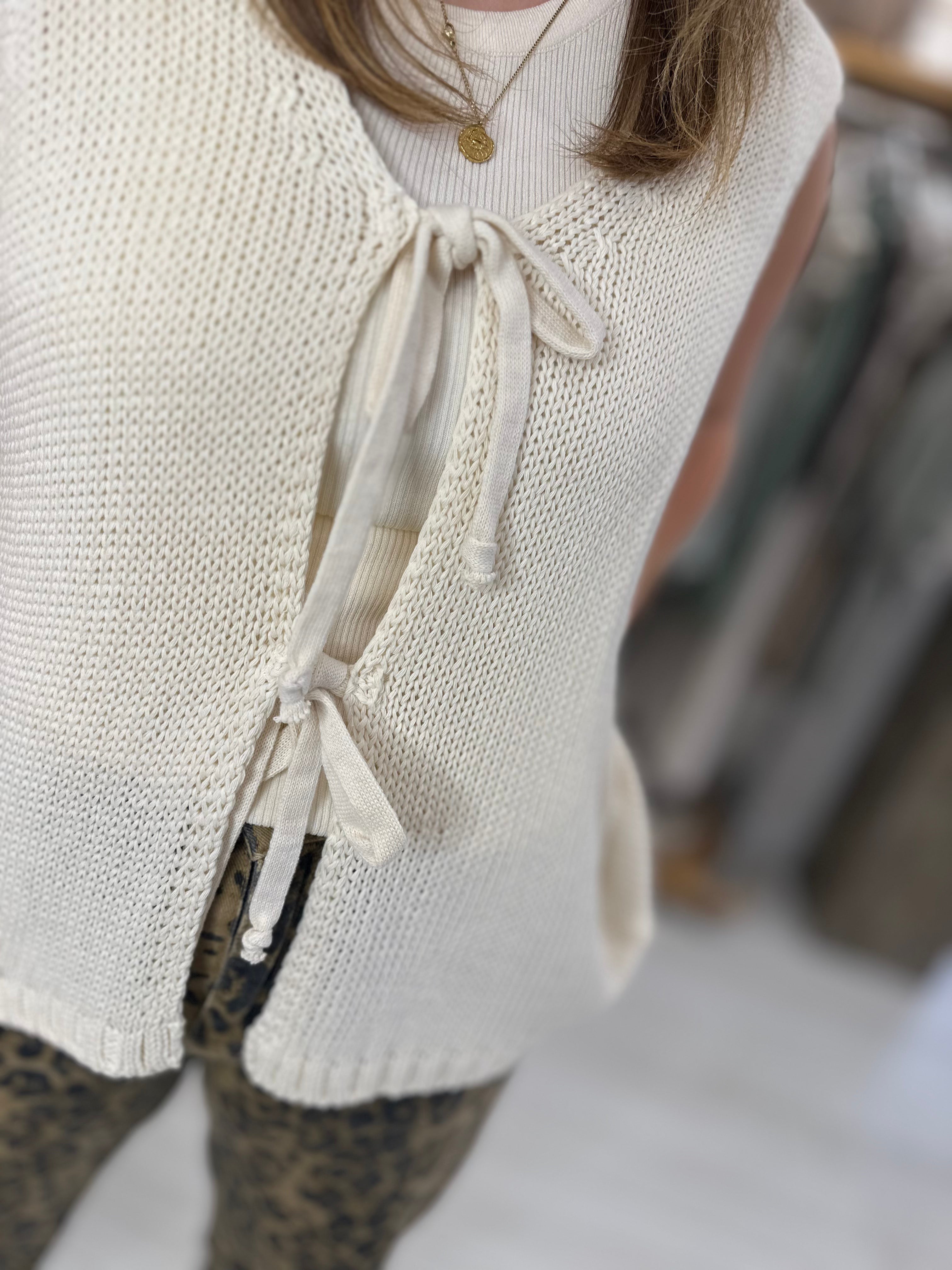 Thea Knitted Waistcoat