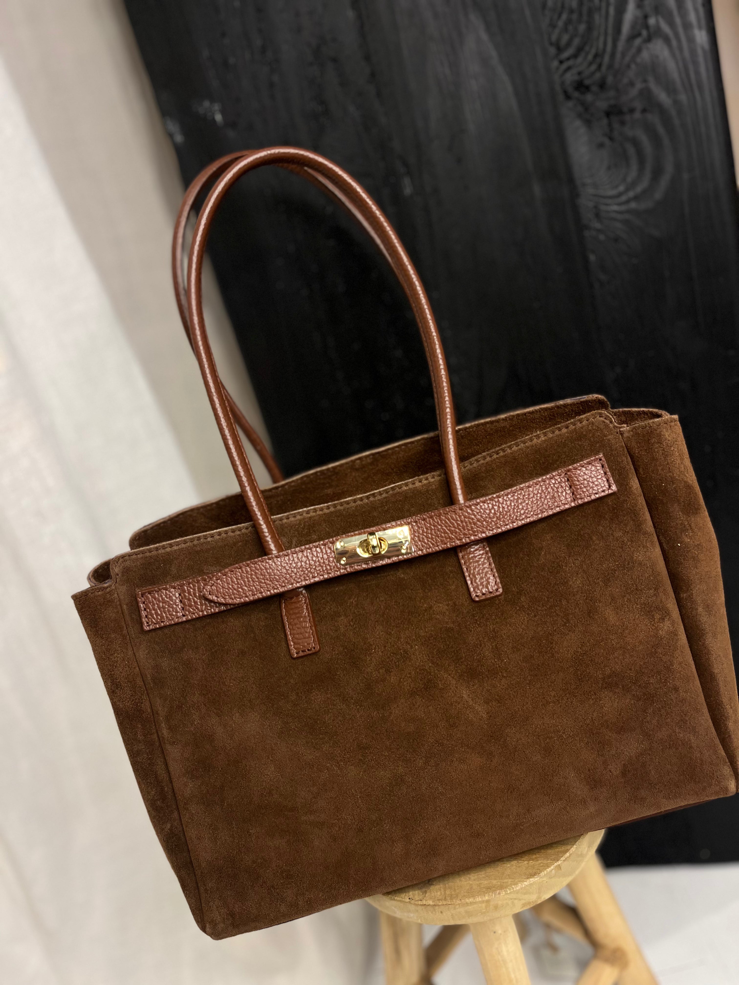Karla Luxury Suede Handbag