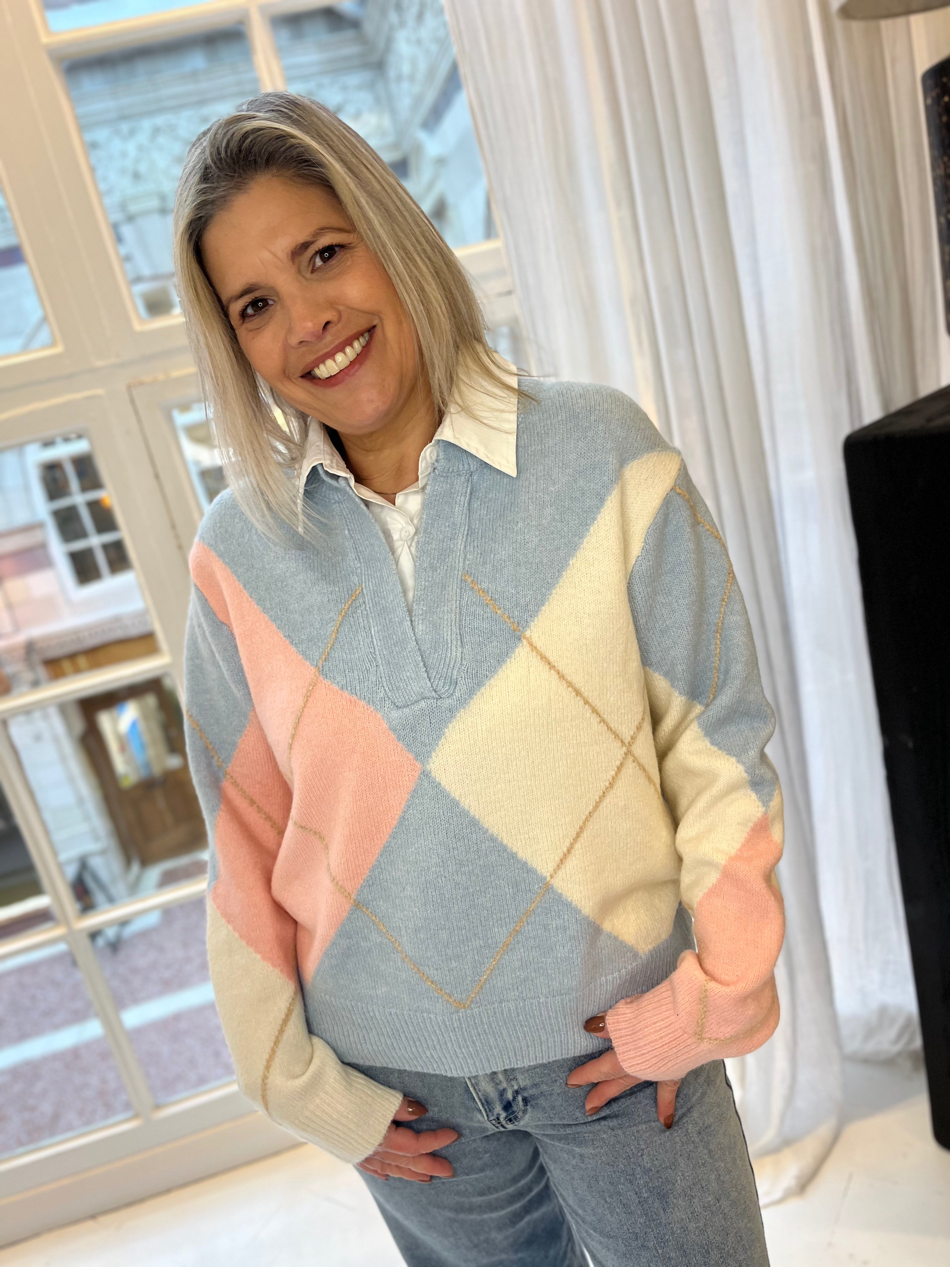 Xanthe Collared Polo Jumper
