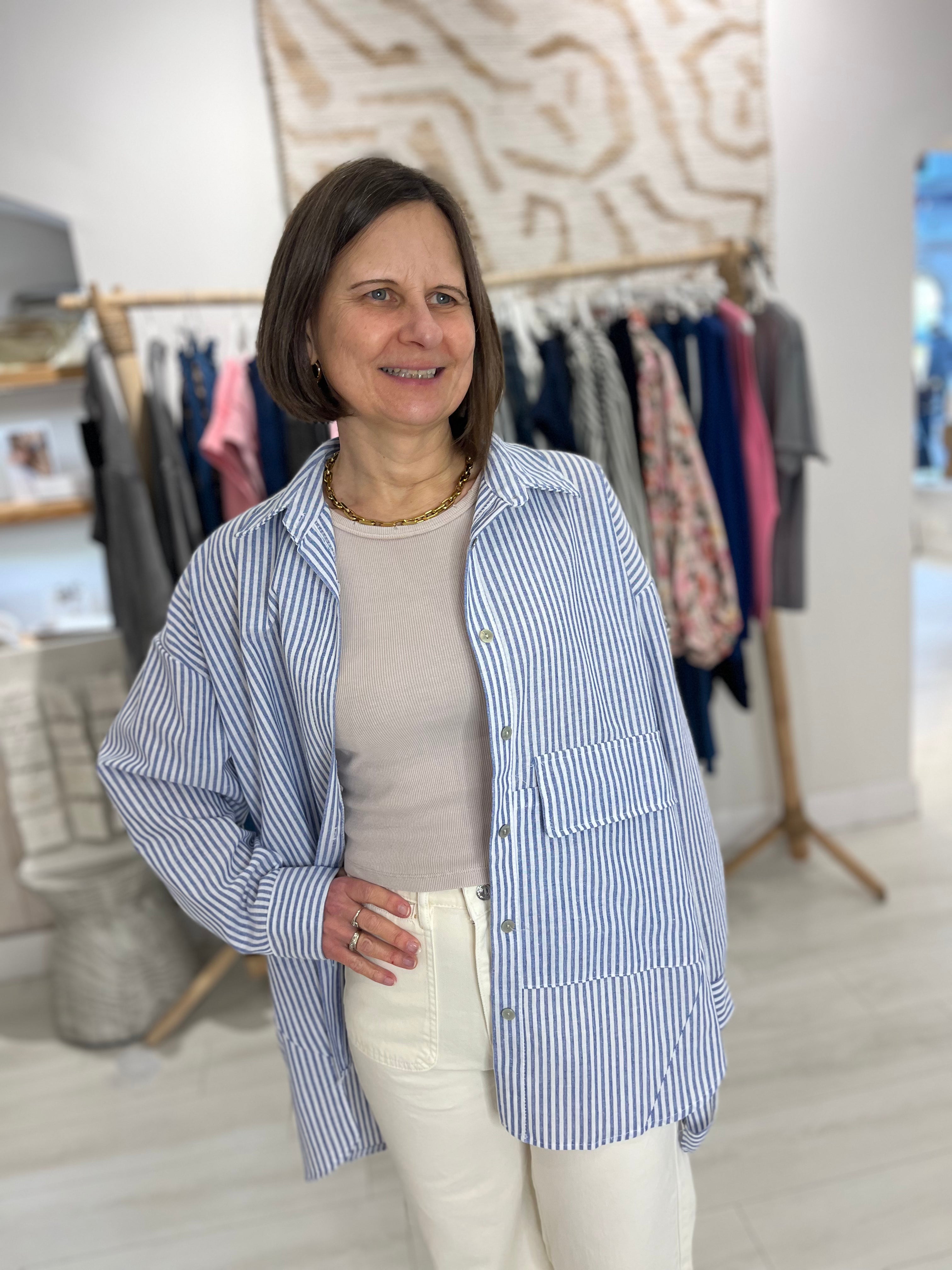Leanne Striped Shirt