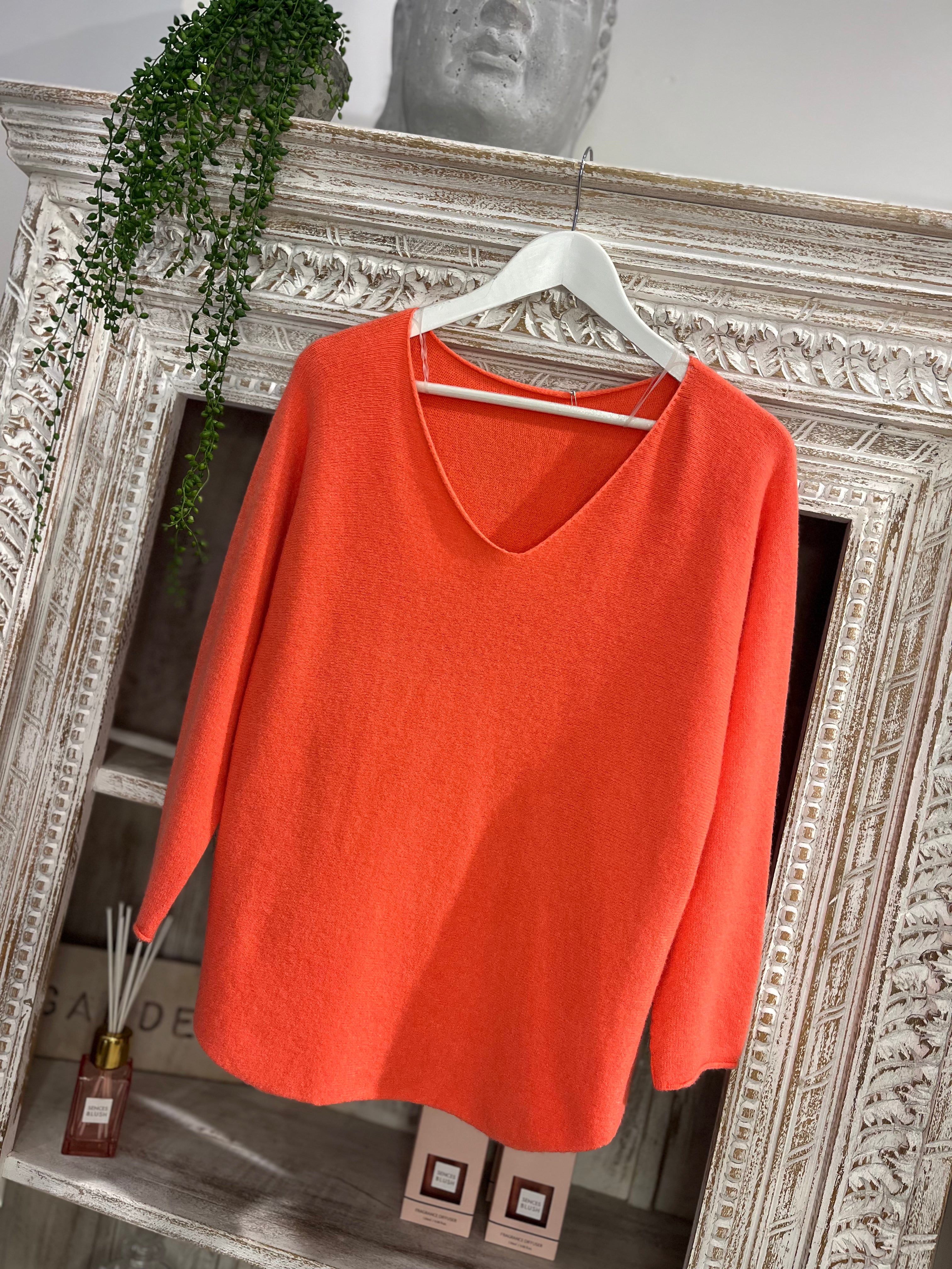V-Neck 'Made In Italy' Knit