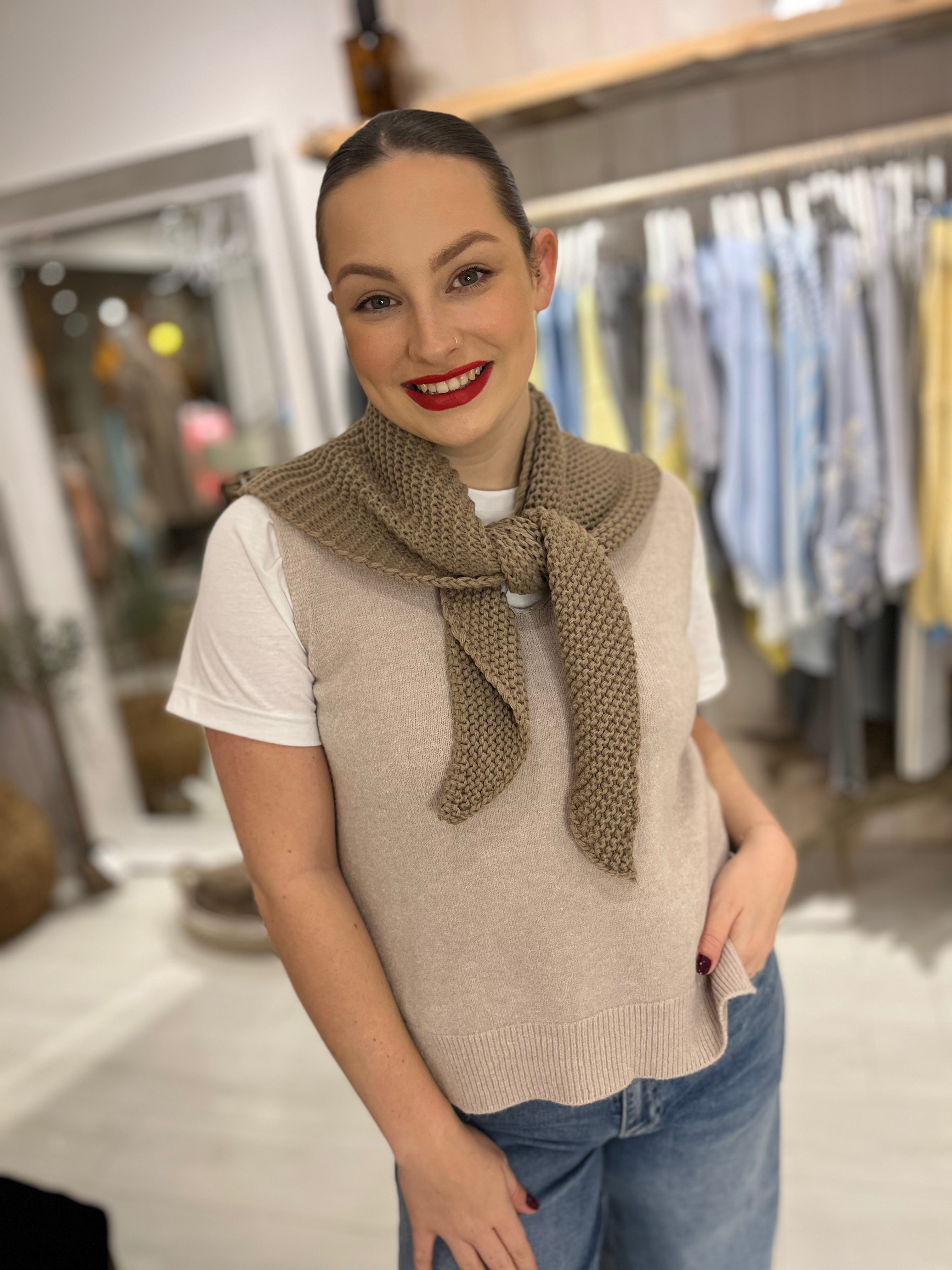 Crochet Knitted Neckerchief