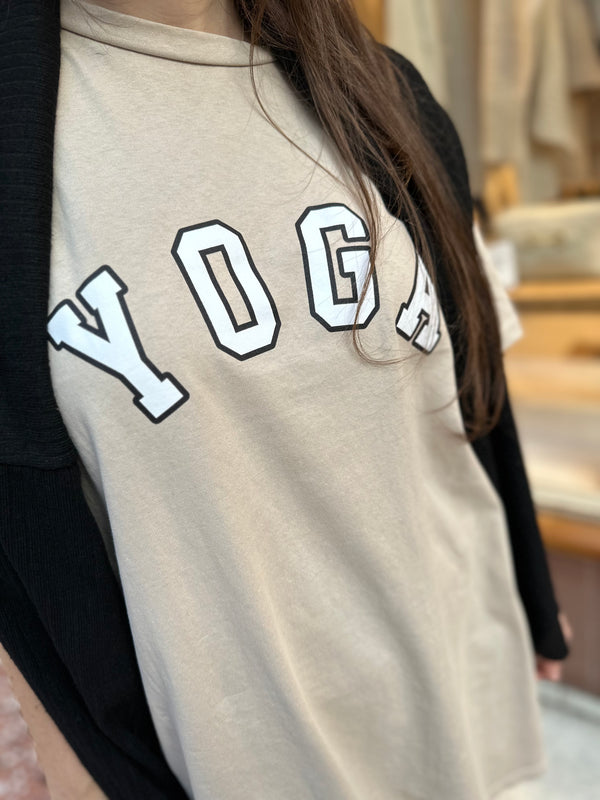 'YOGA' Oversized T- Shirt