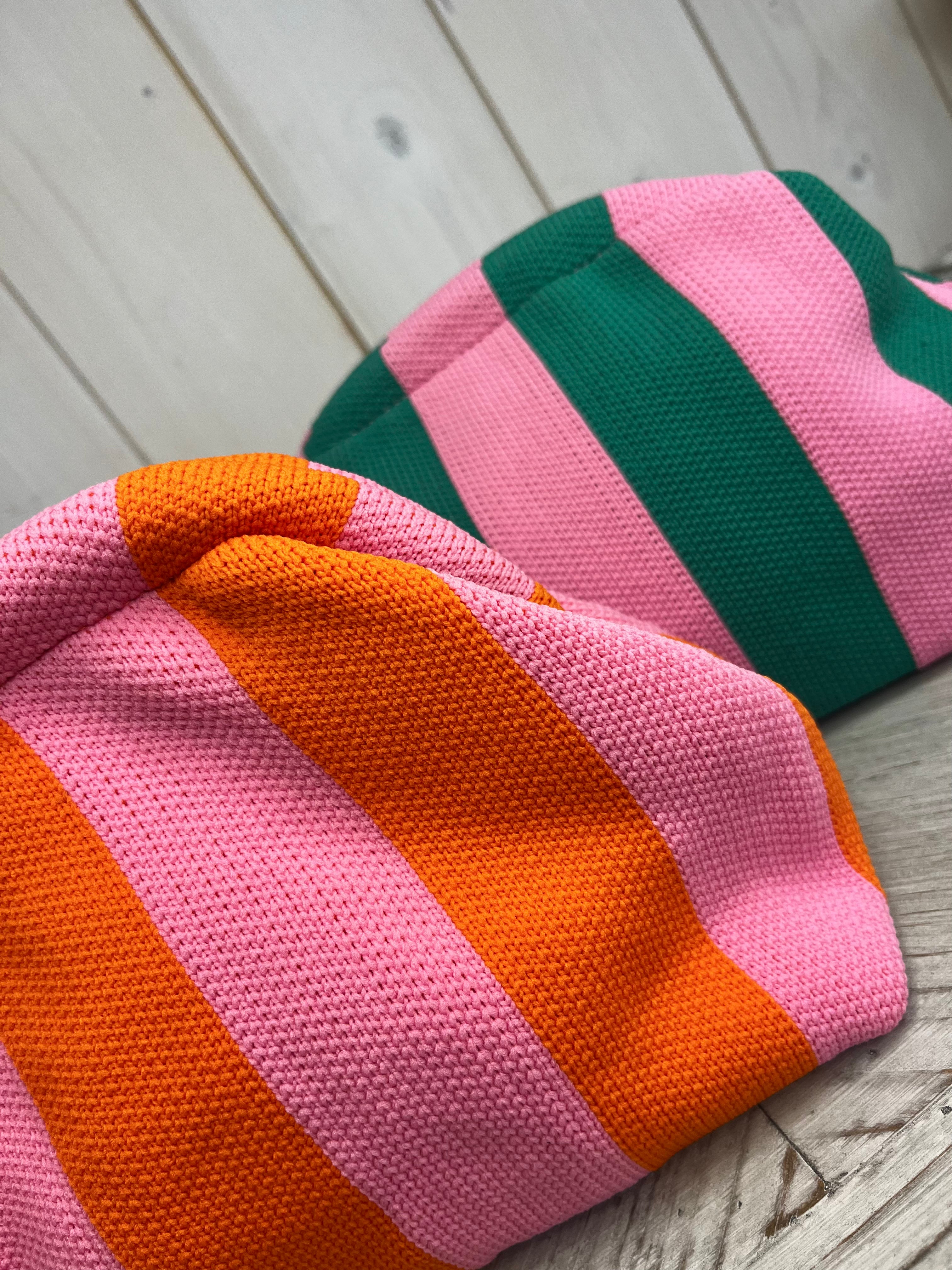 Rio Striped Clutch