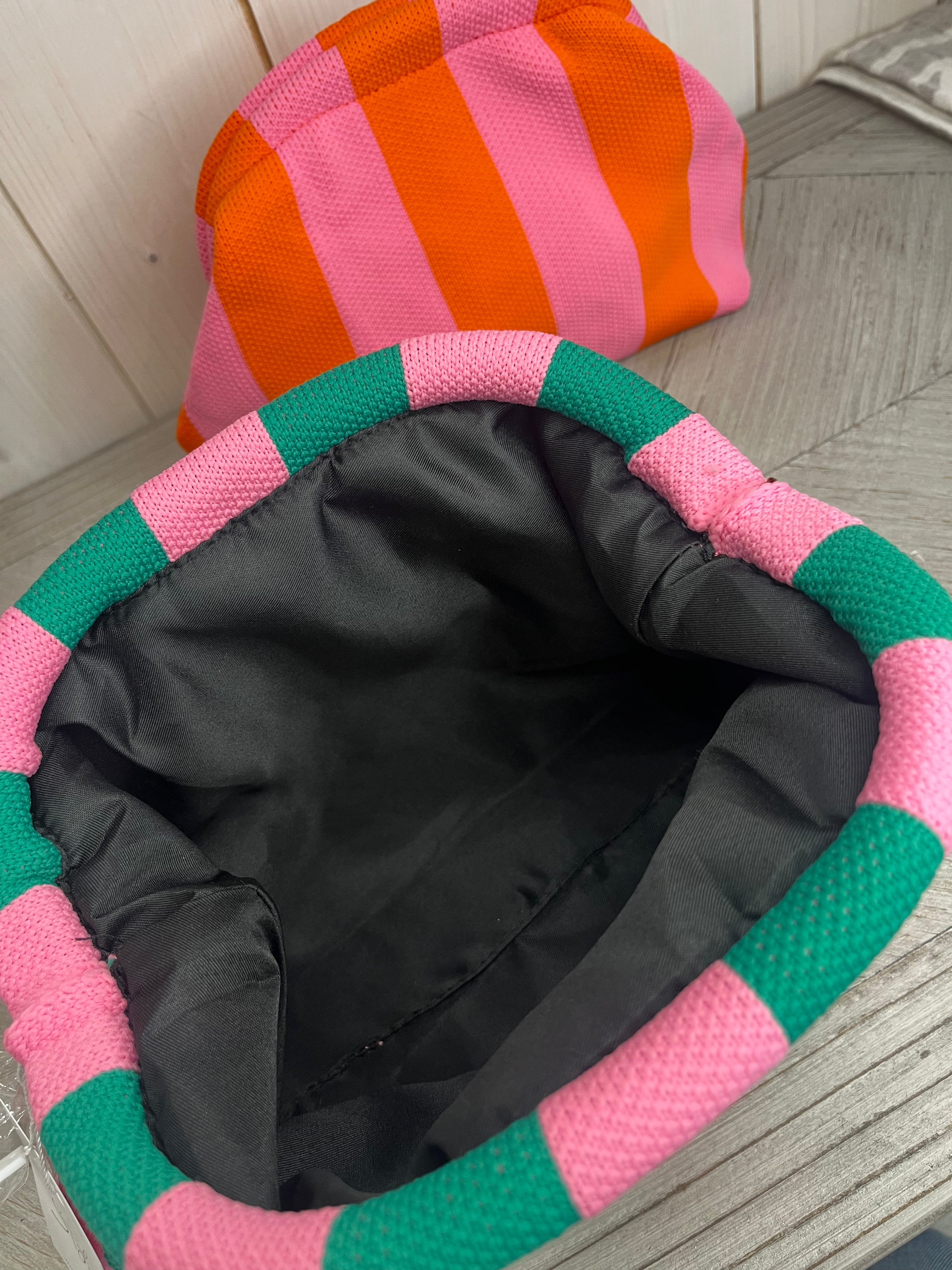 Rio Striped Clutch