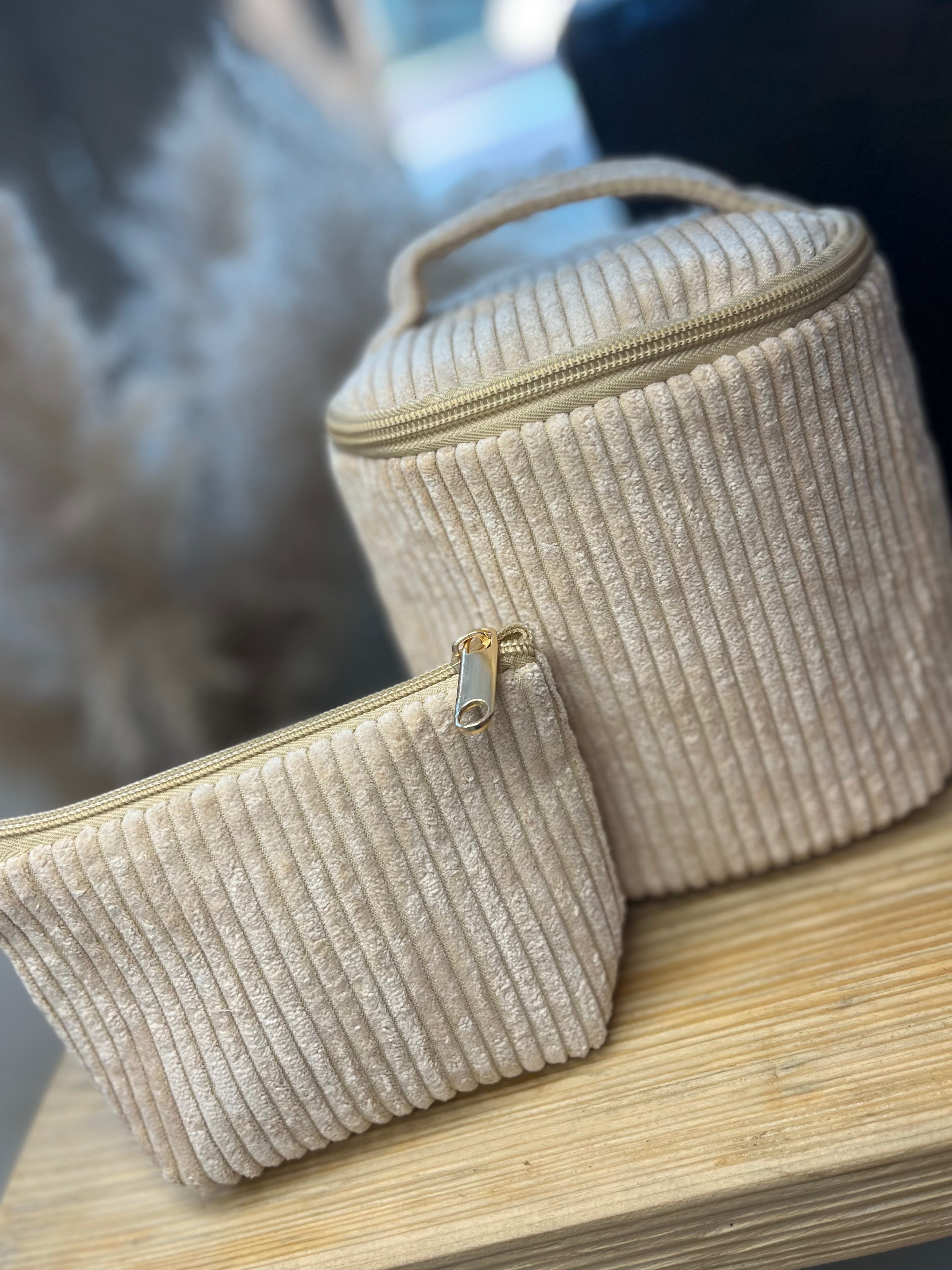 Cylinder Cosmetic Bag Set
