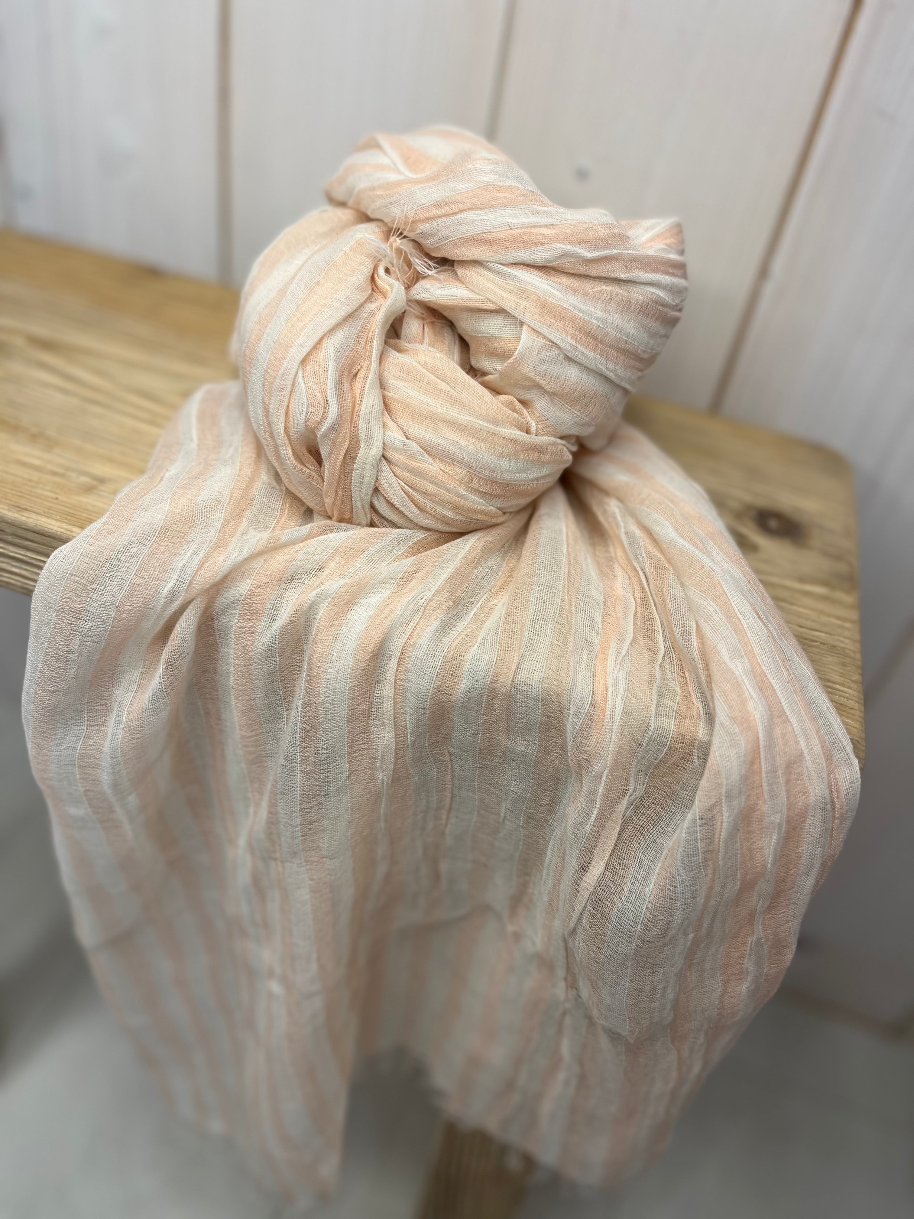 Light Striped Scarf