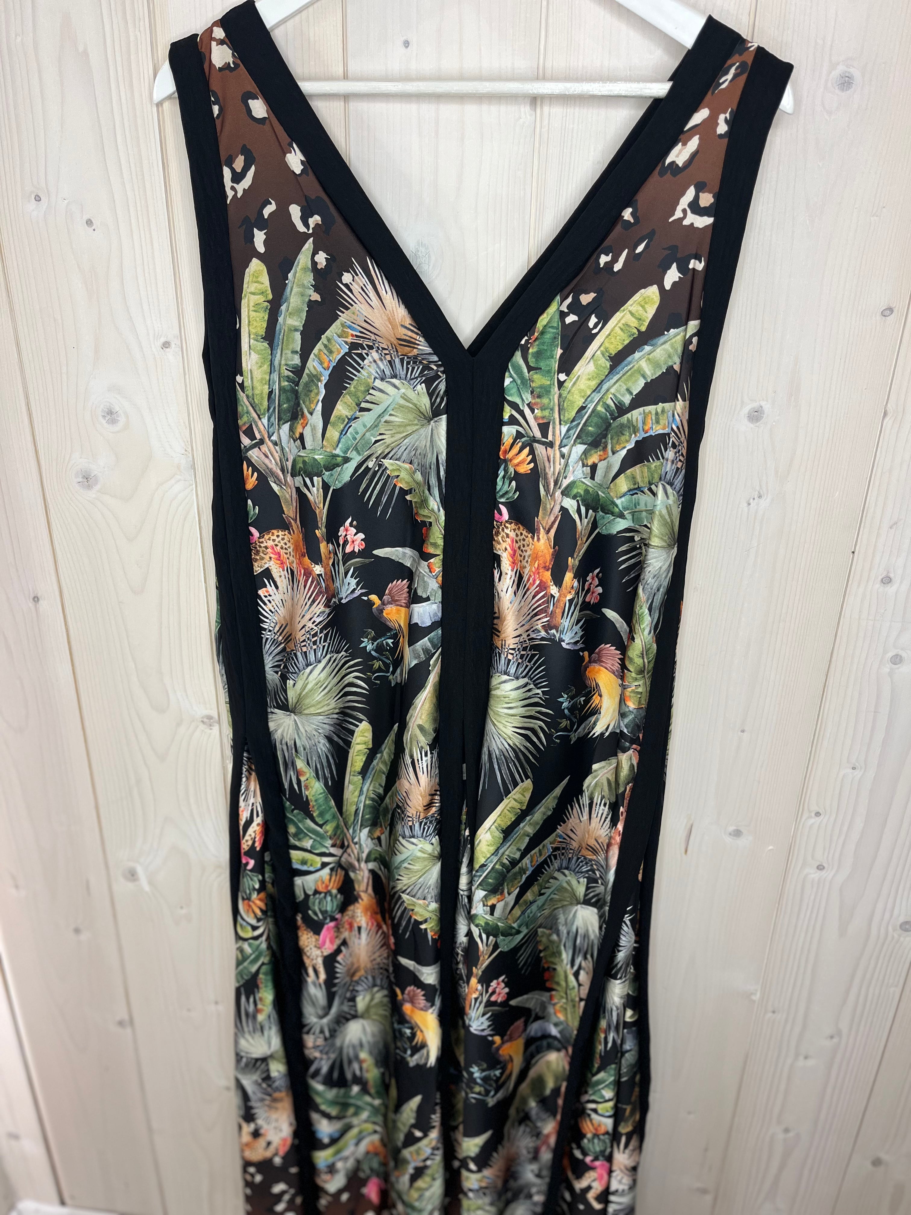 Afia Jungle Print Dress