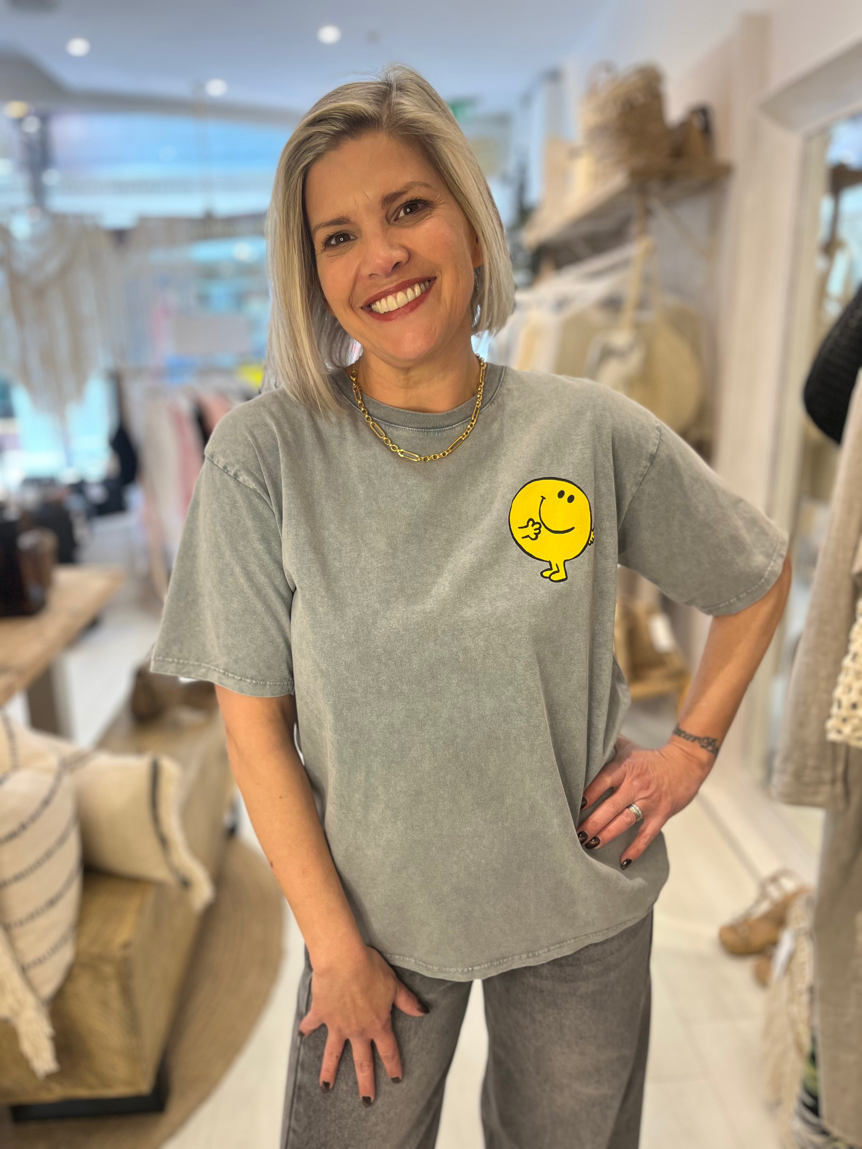 Mr Happy Graphic Tee