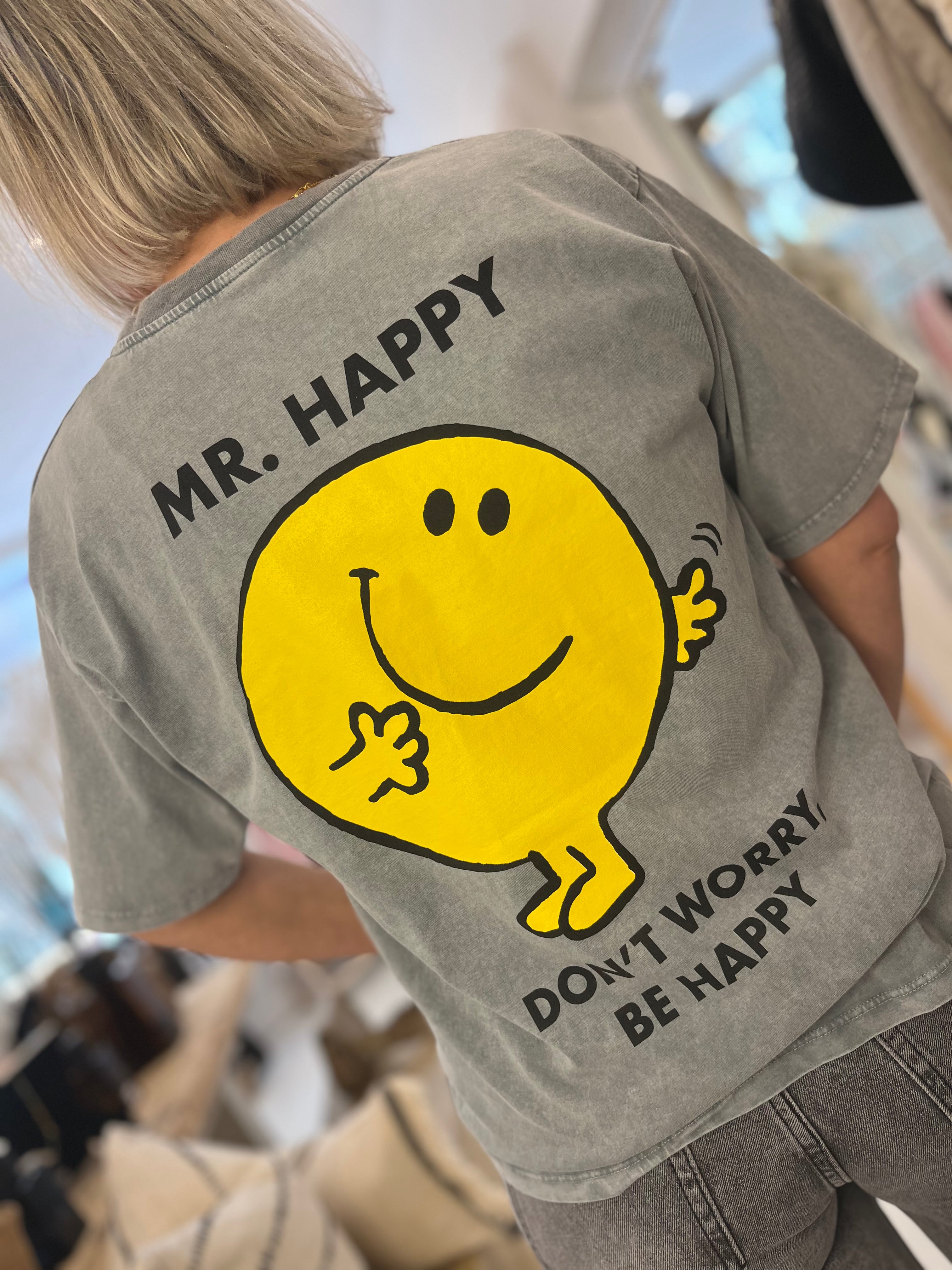 Mr Happy Graphic Tee
