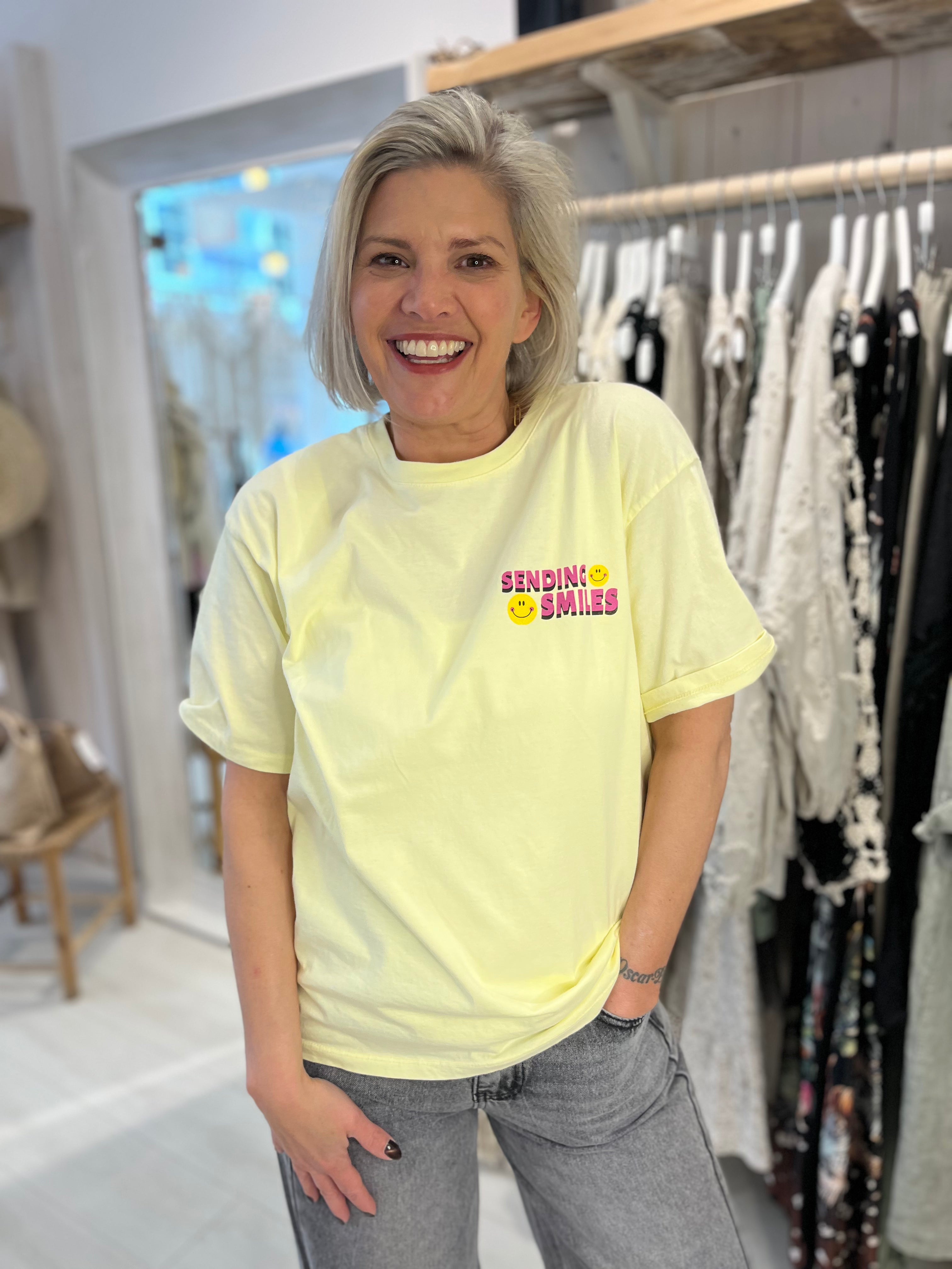 Sending Smiles Graphic Tee