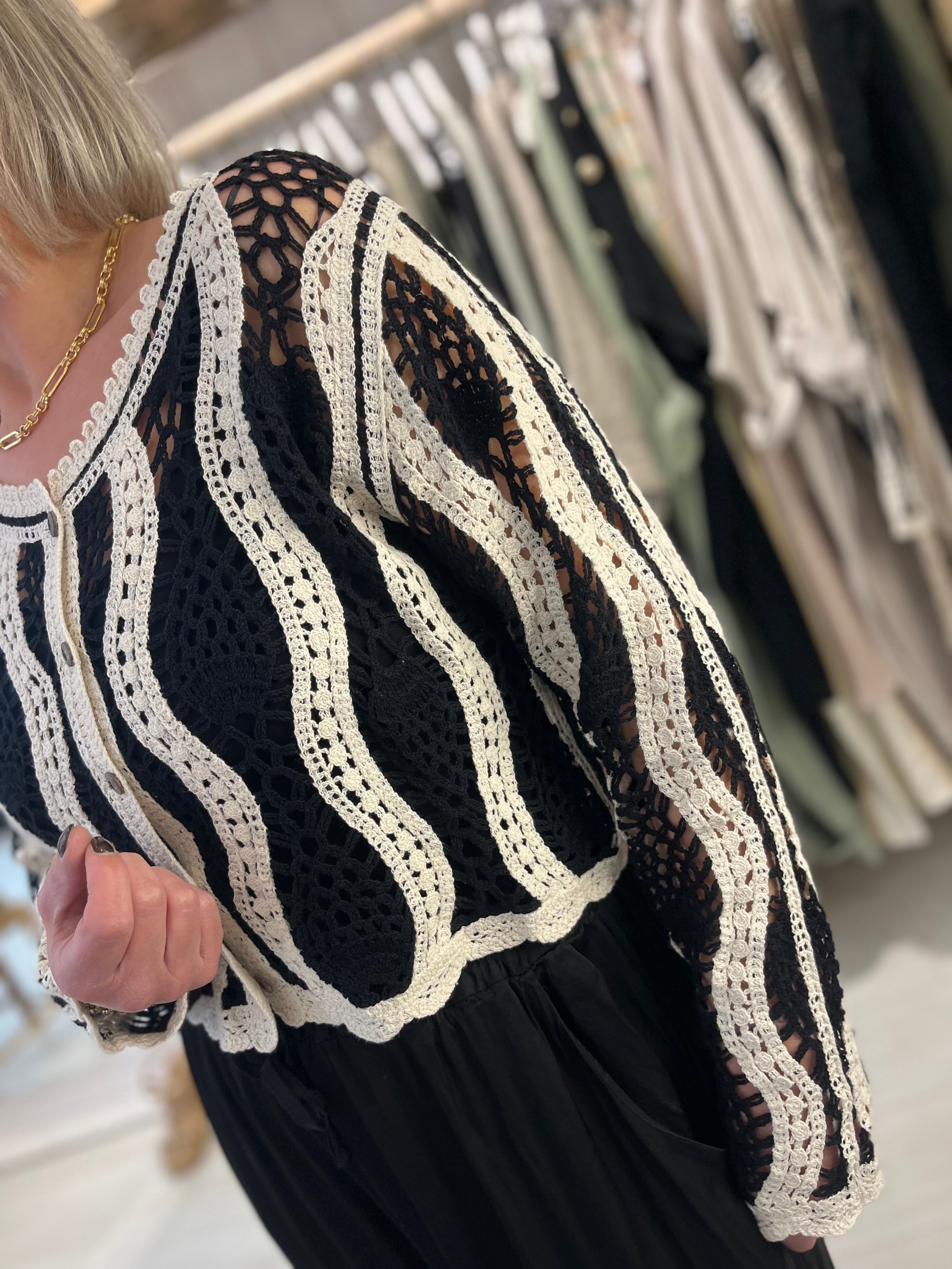 Eva Crochet Cardigan
