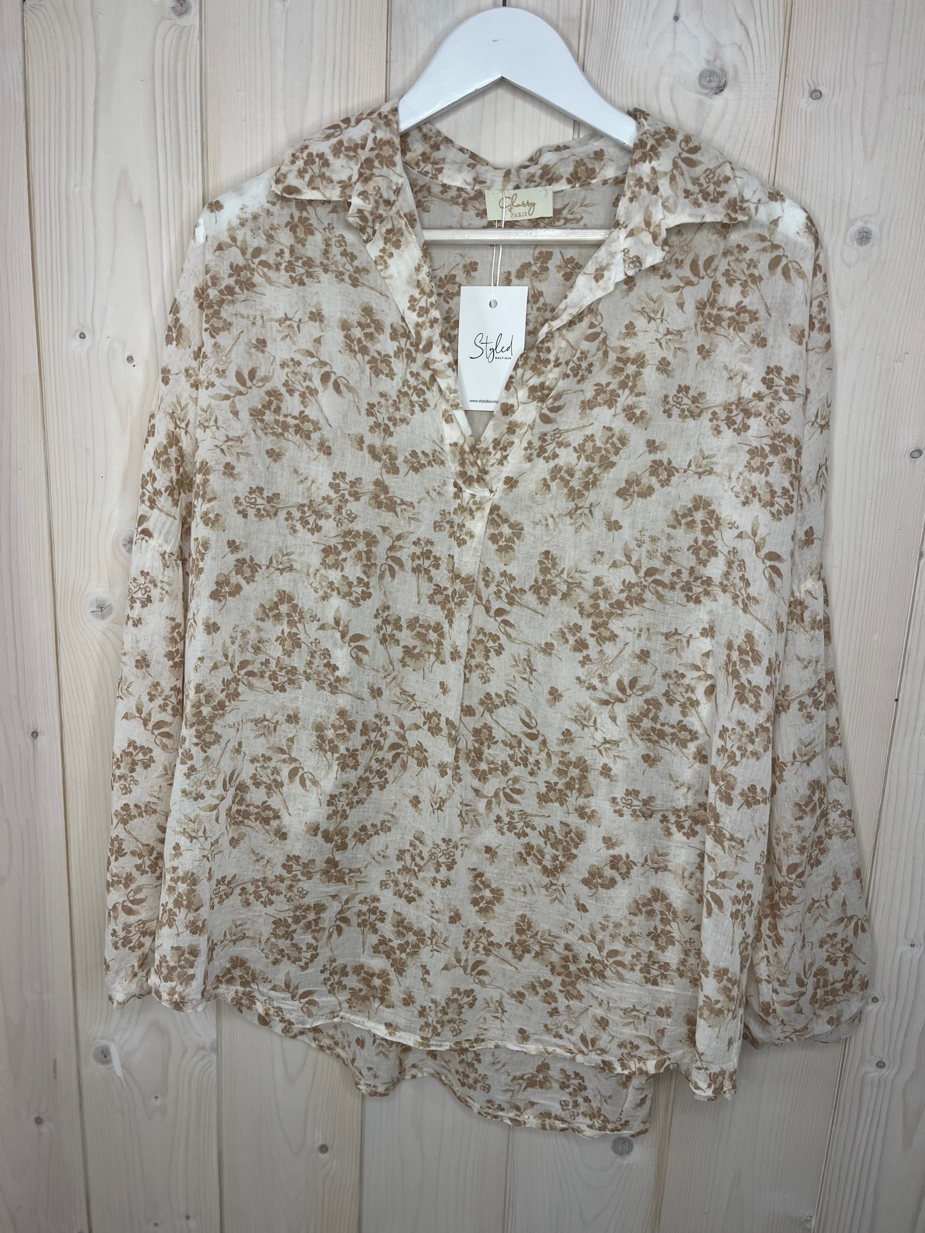 Elsie Flower Shirt