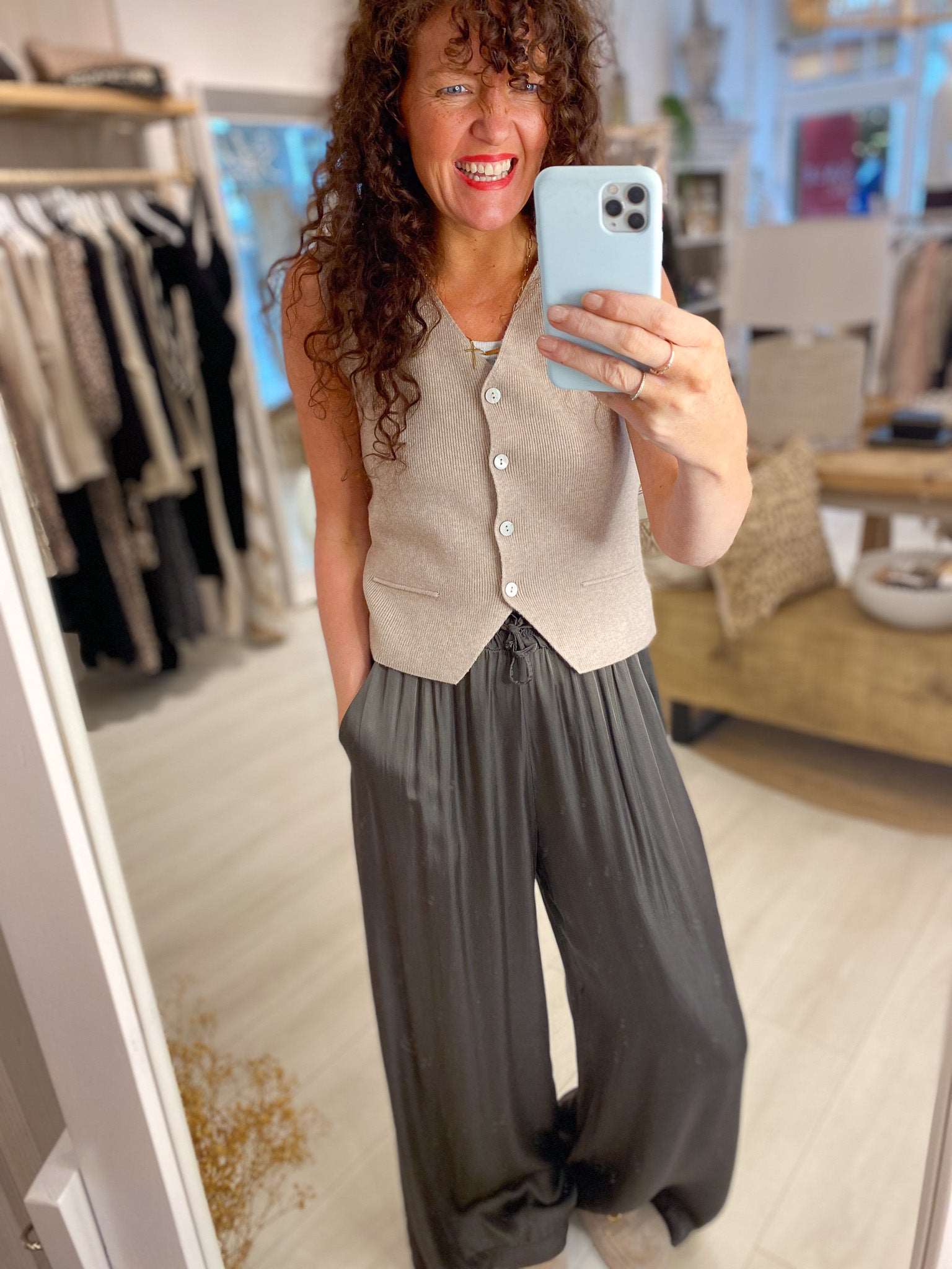 Alba Ribbed Waistcoat