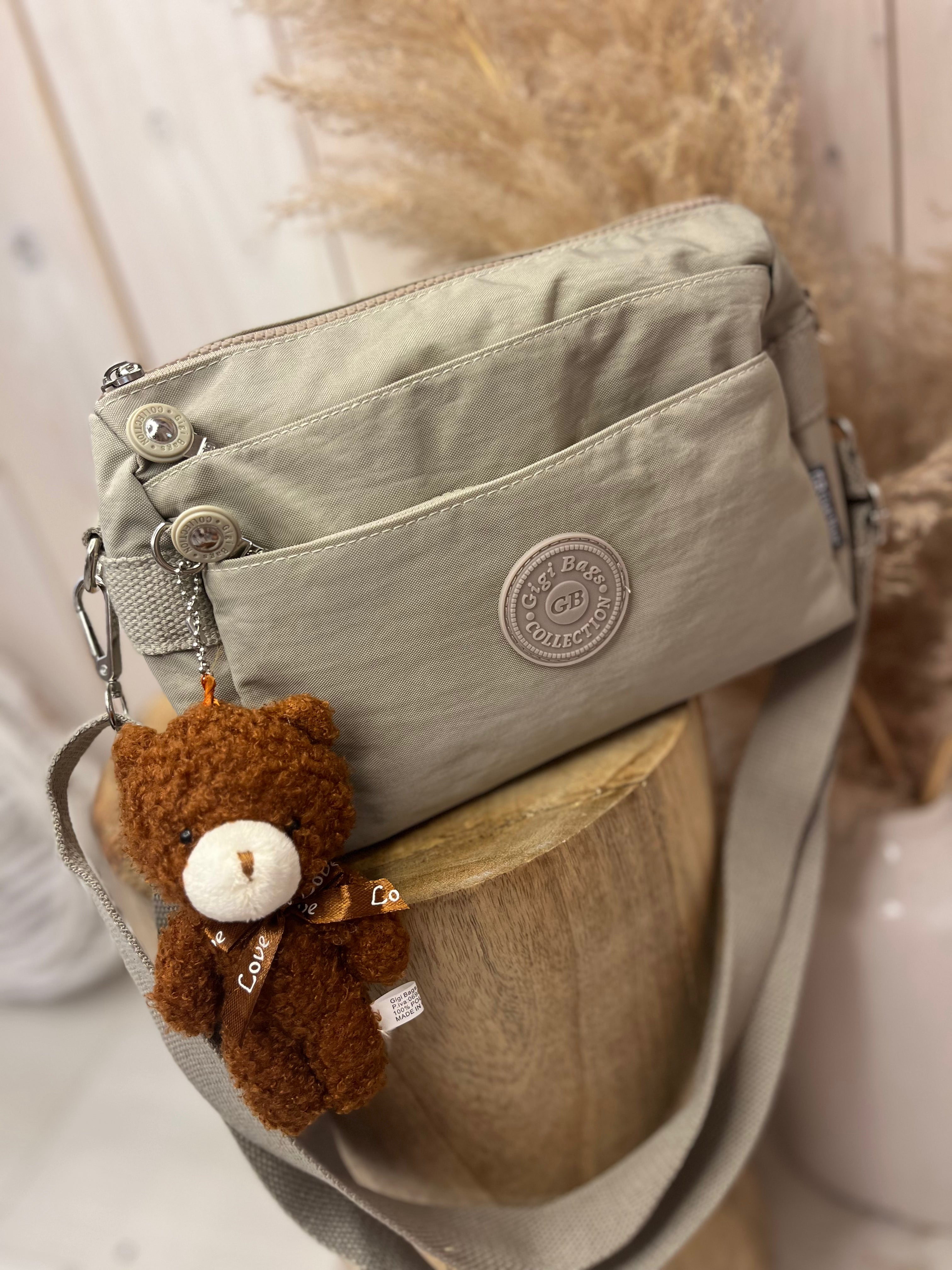 Medium Gigi Teddy Charm Bag