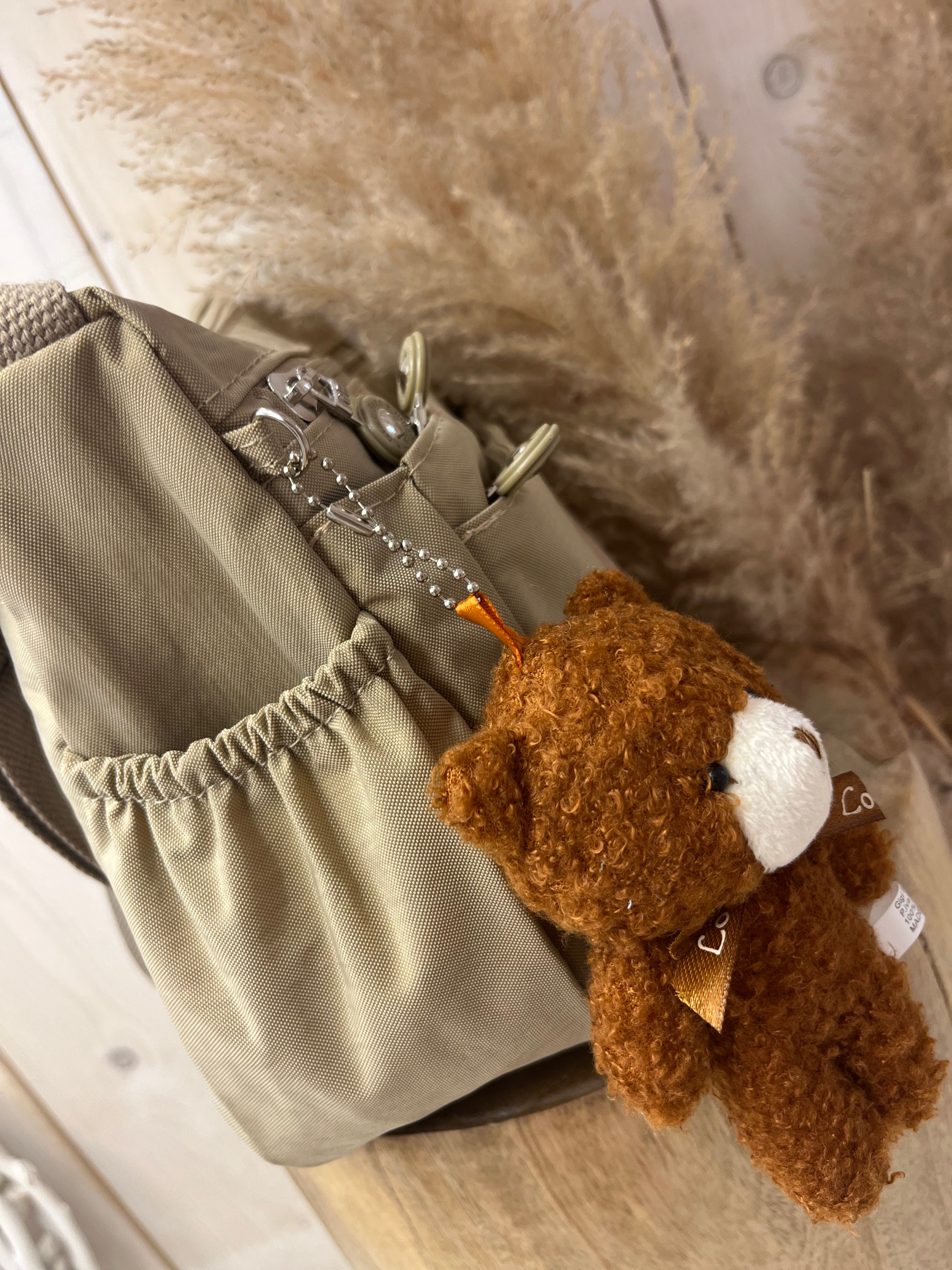 Medium Gigi Teddy Charm Bag