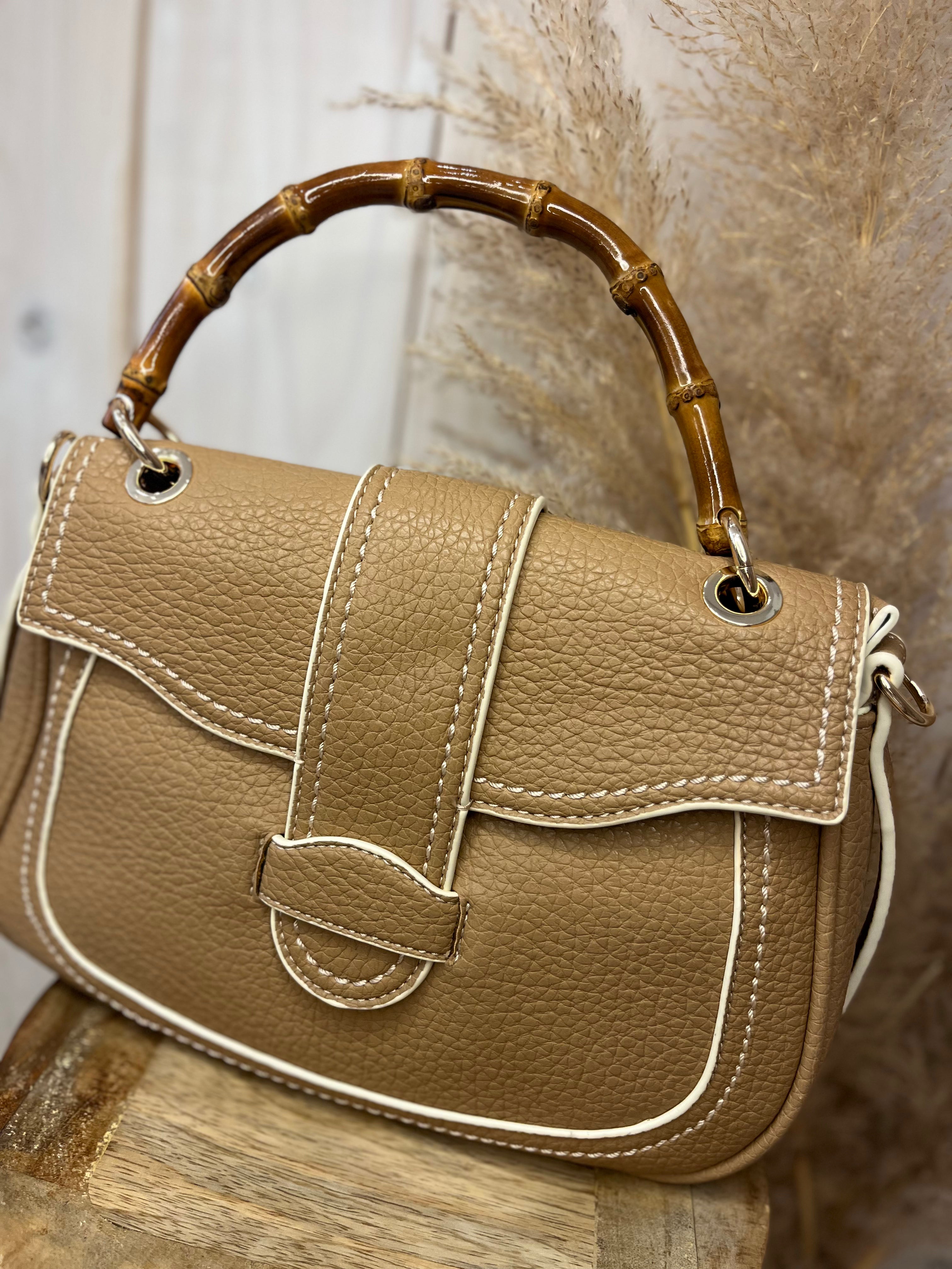 Mikasa Bamboo Handle Bag