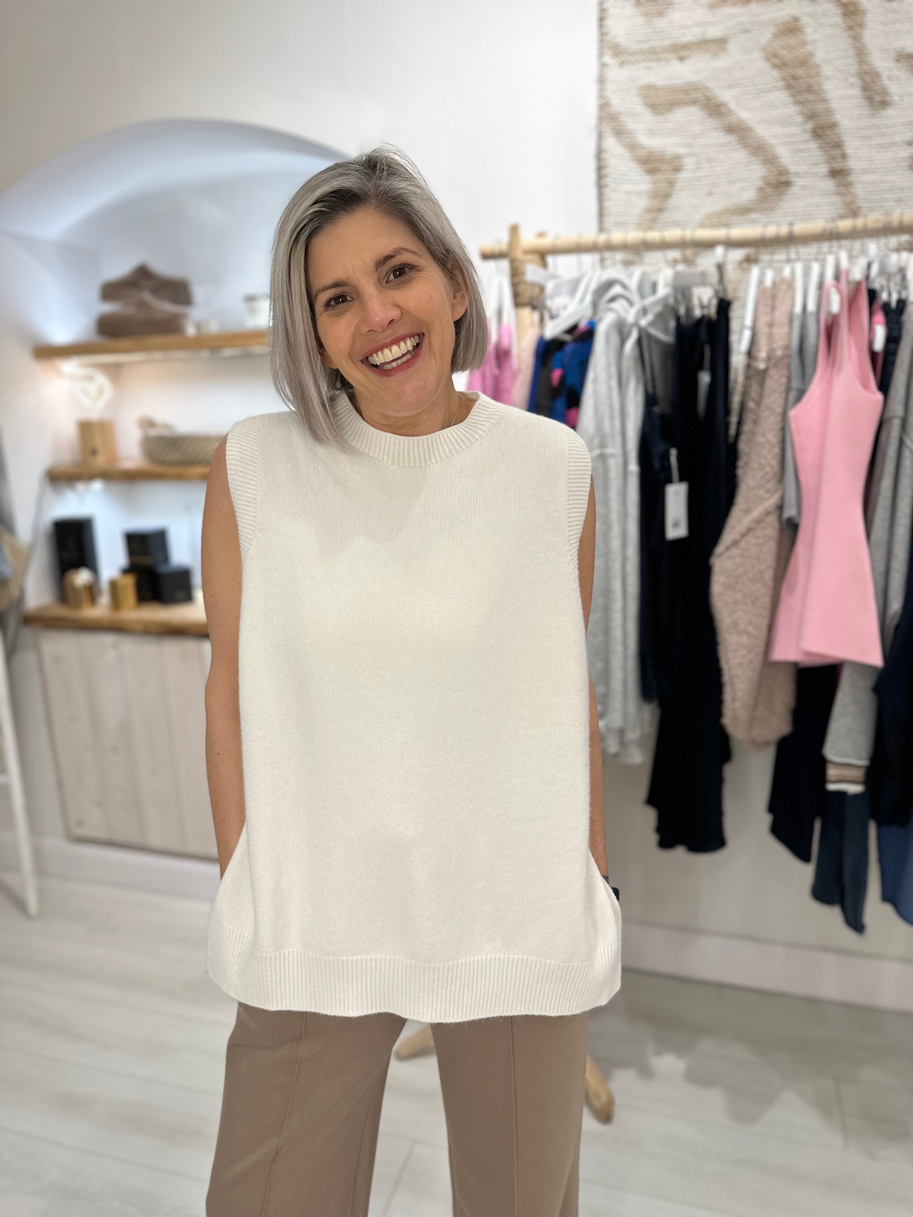 Luxe Round Neck Tank