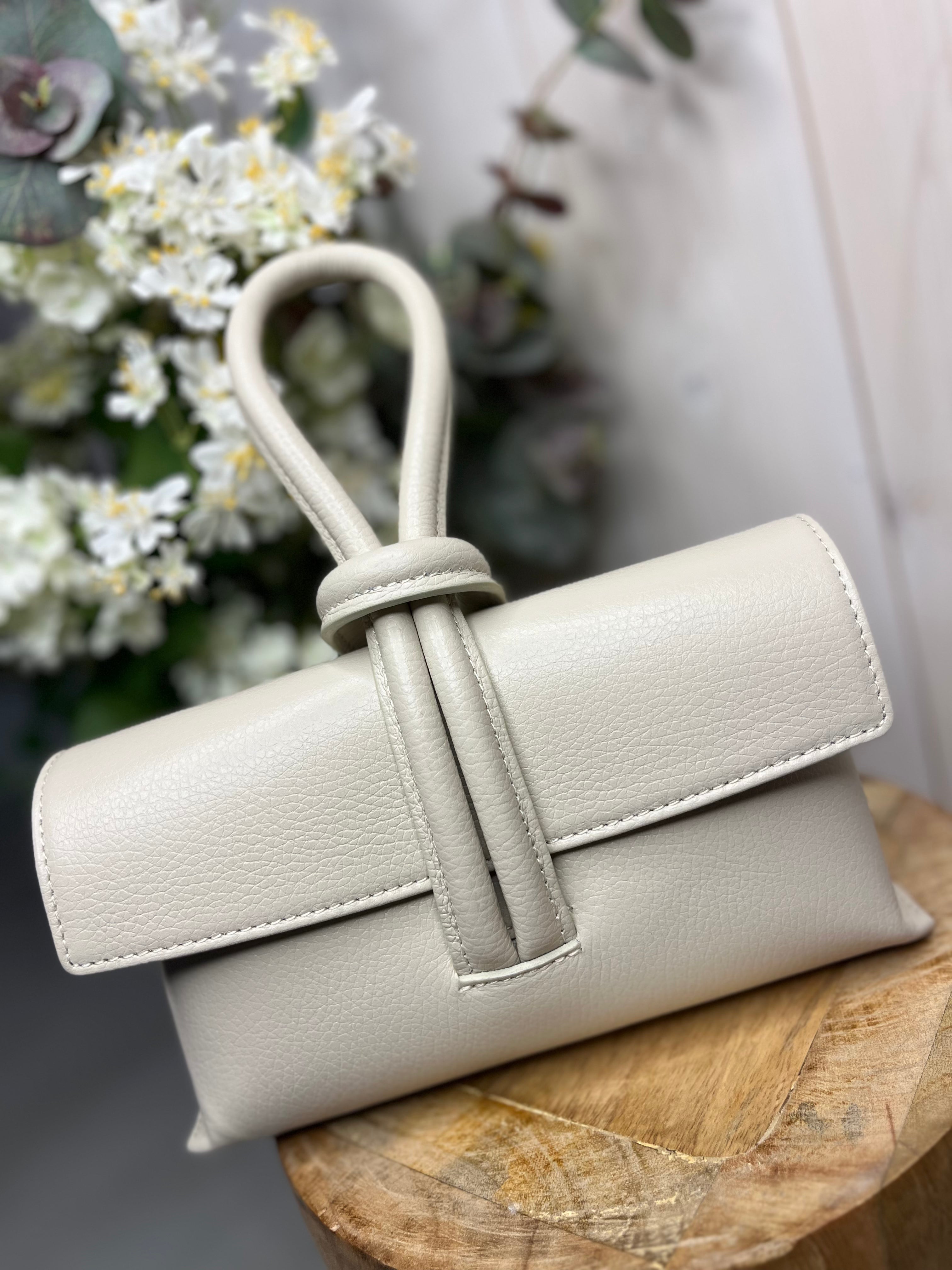 Lulu Loop Handle Leather Bag