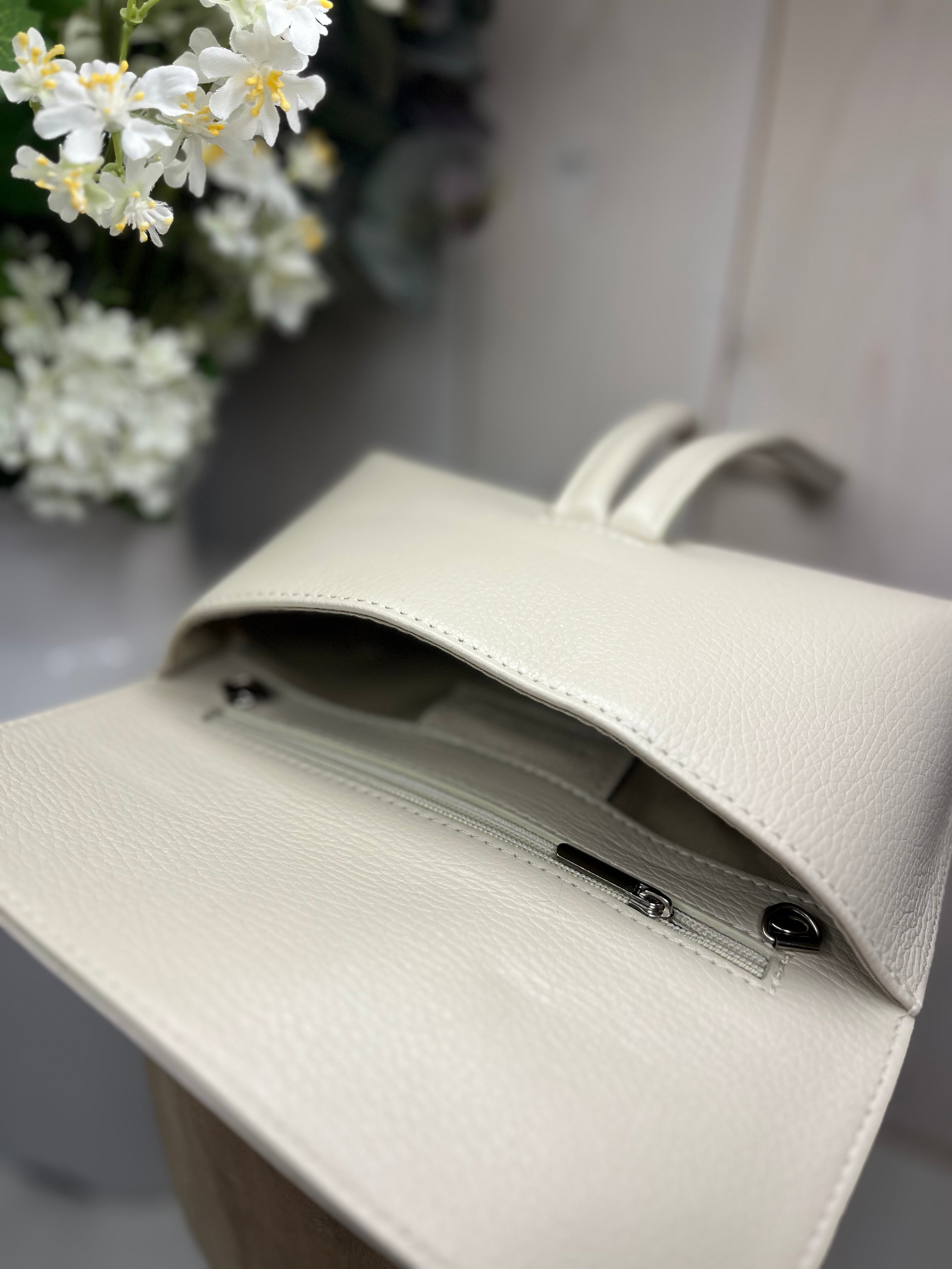 Lulu Loop Handle Leather Bag