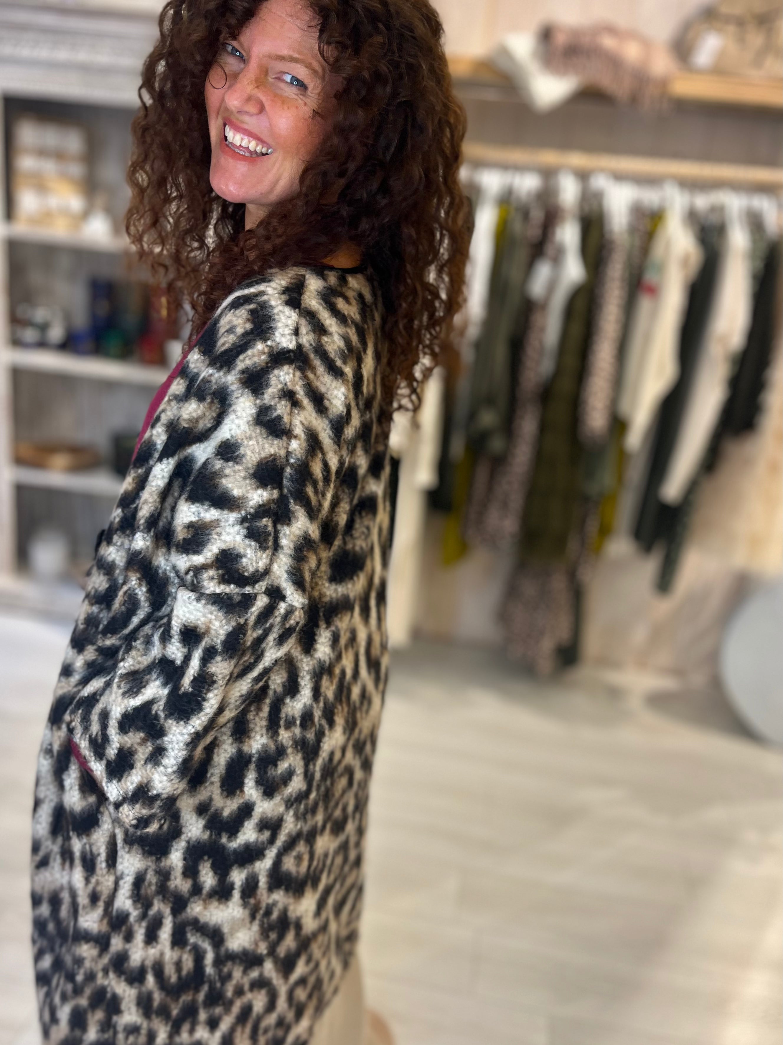 Mara Leopard Cardigan