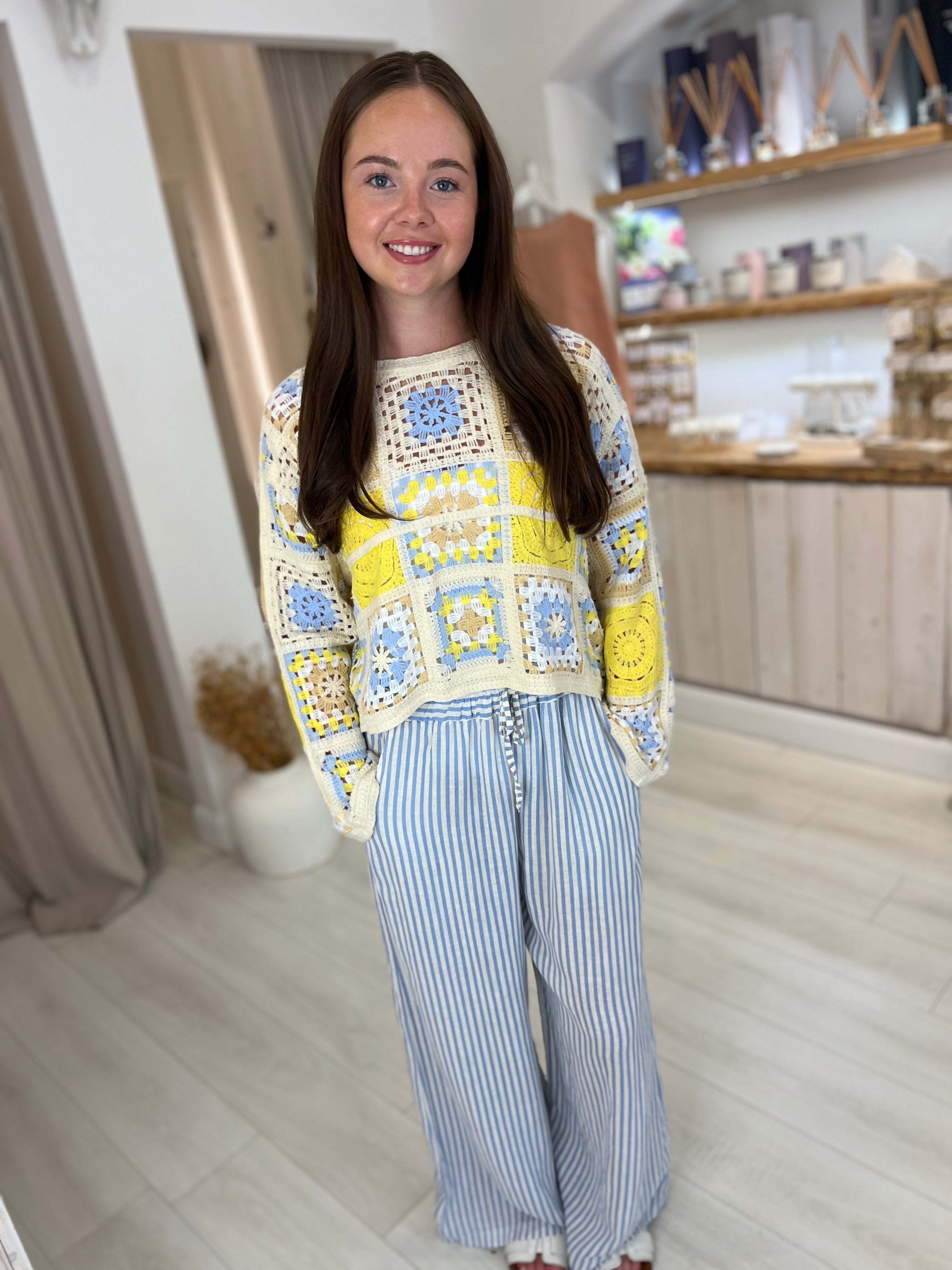 Patchwork Crochet Top