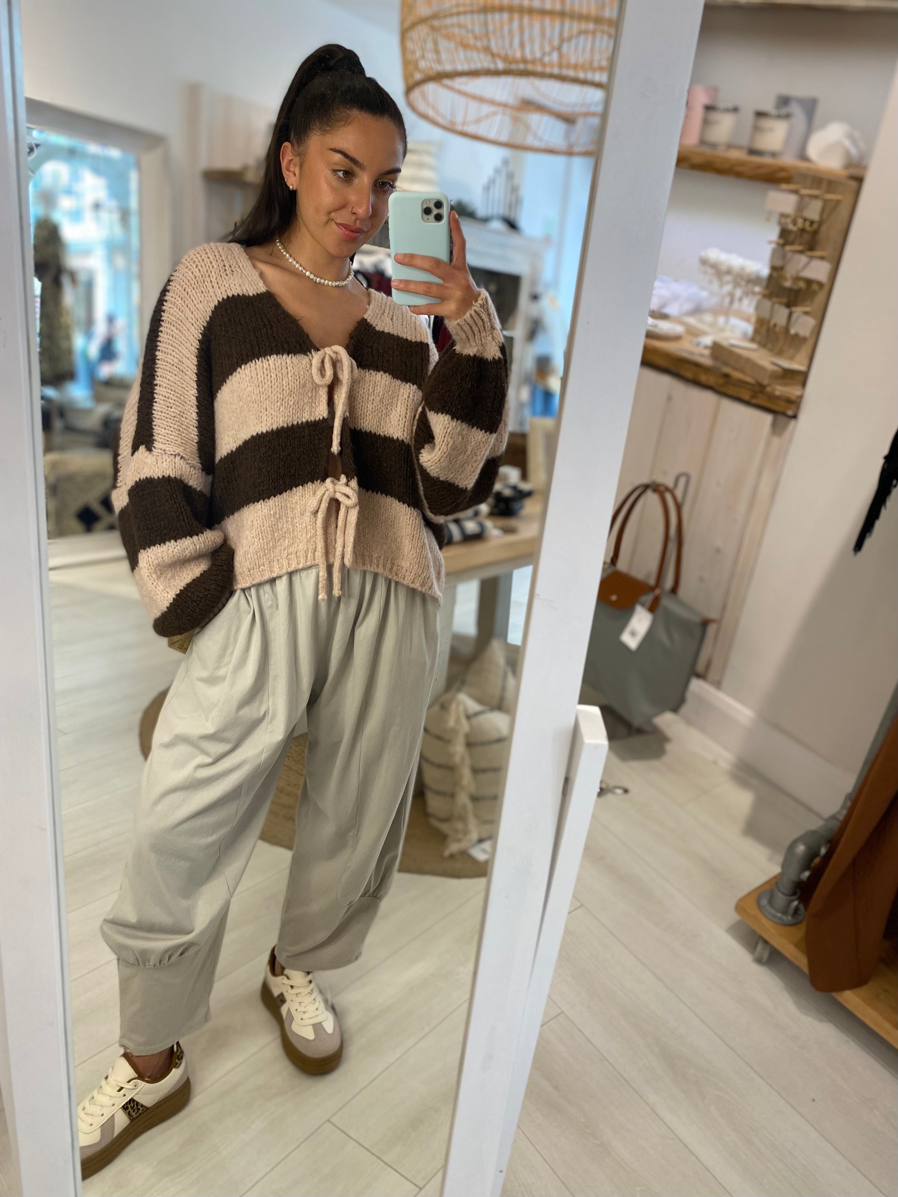 Amina Cuffed Cotton Pants