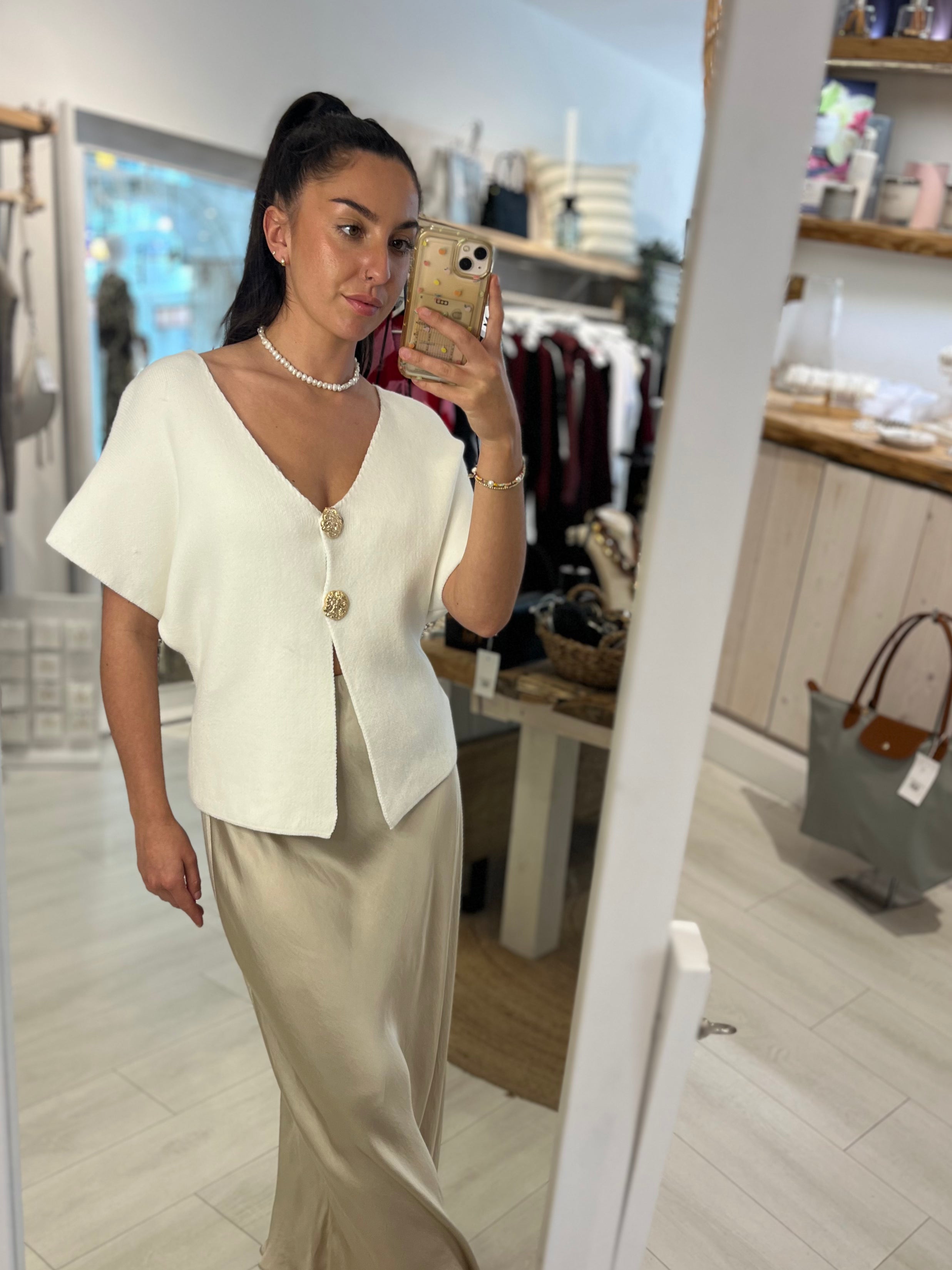 Tilly Double Button Knit Waistcoat