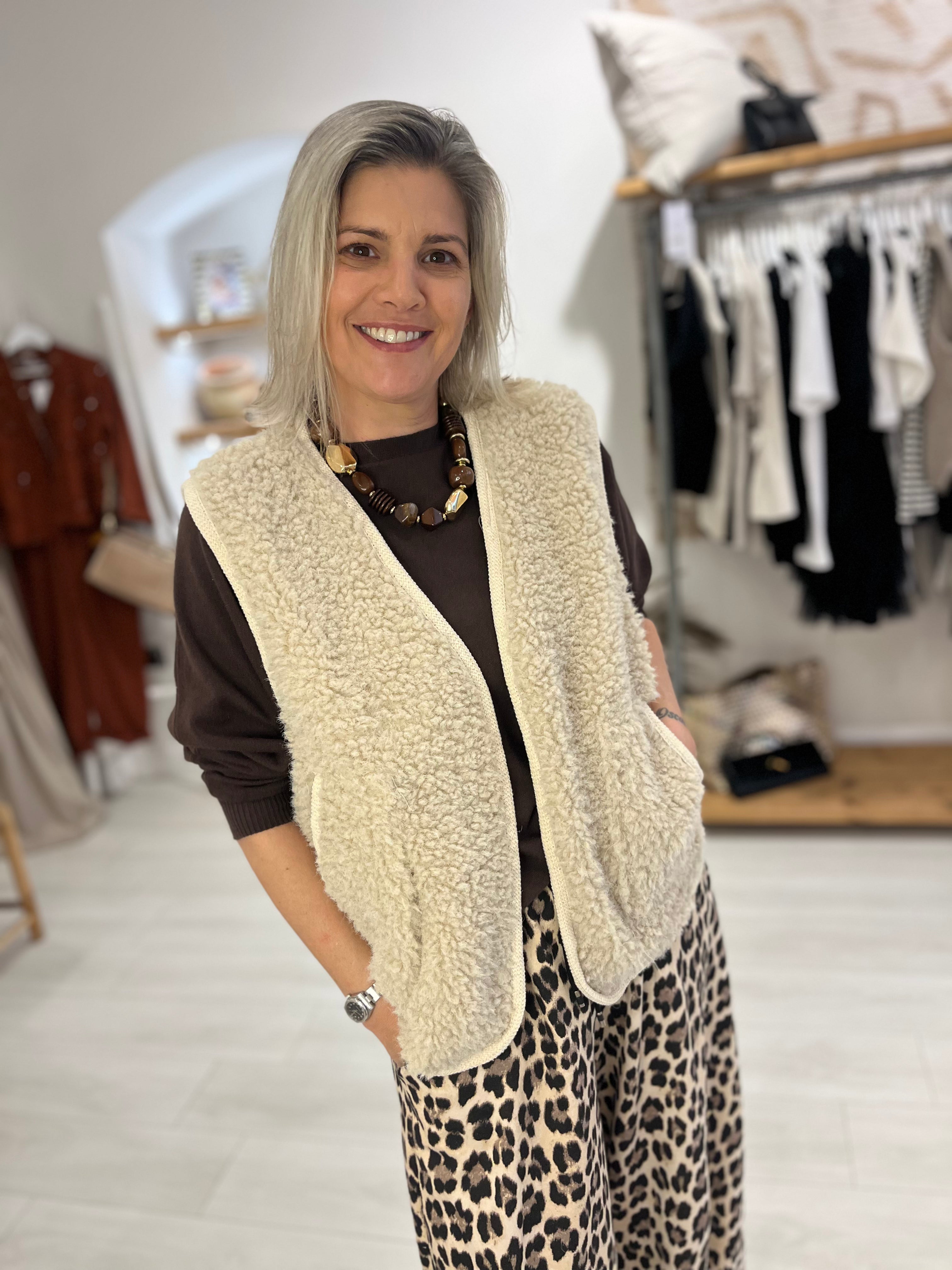 Belle Fur Waistcoat