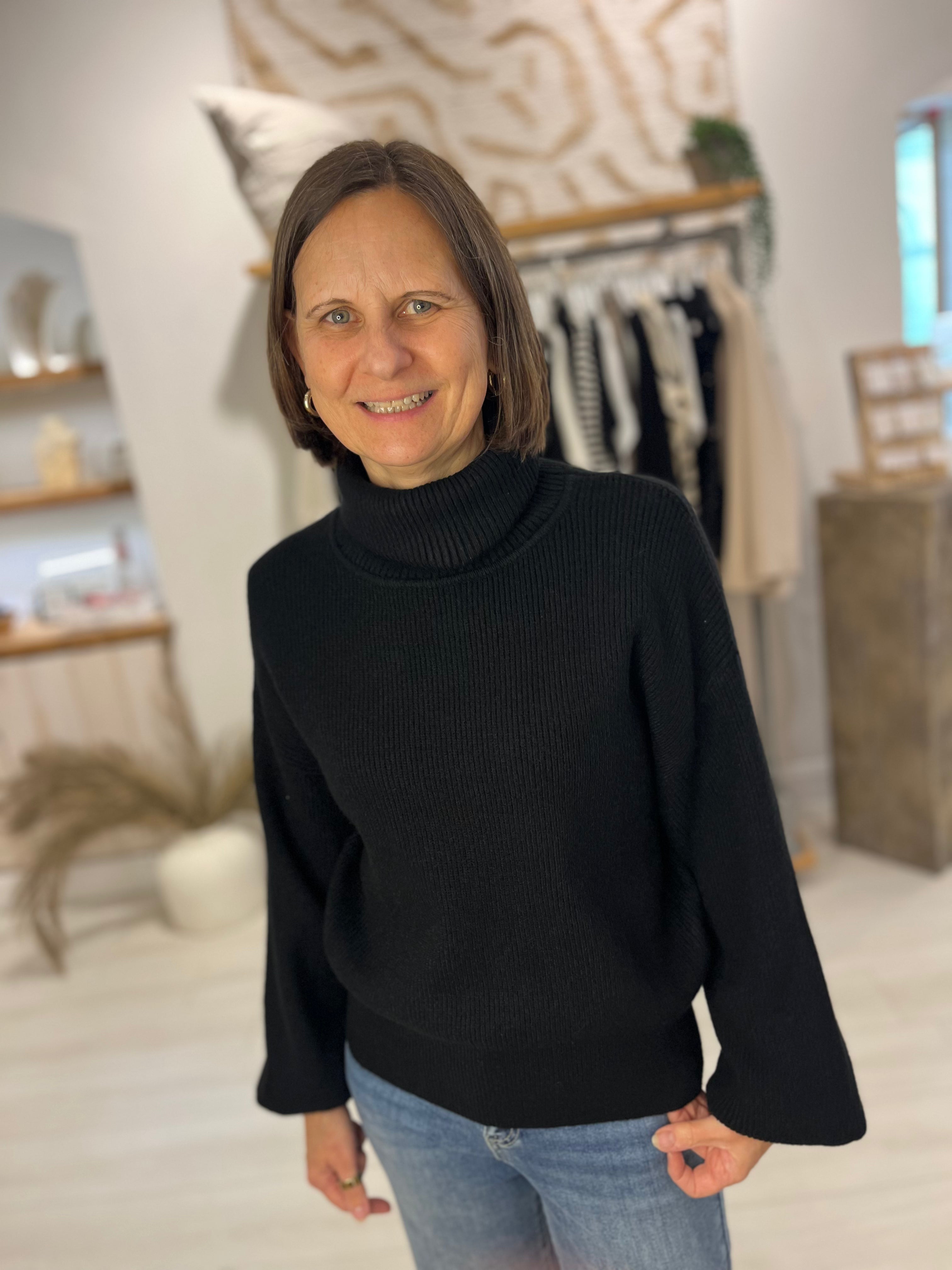Maeve Roll Neck Knit