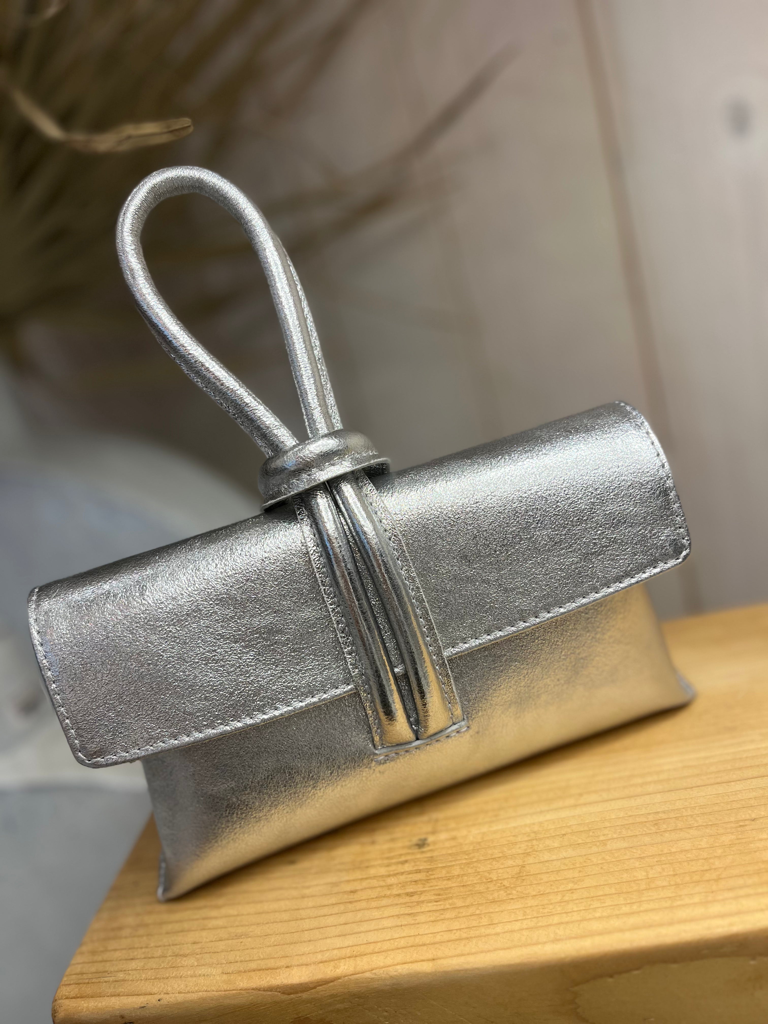 Lulu Loop Handle Leather Bag