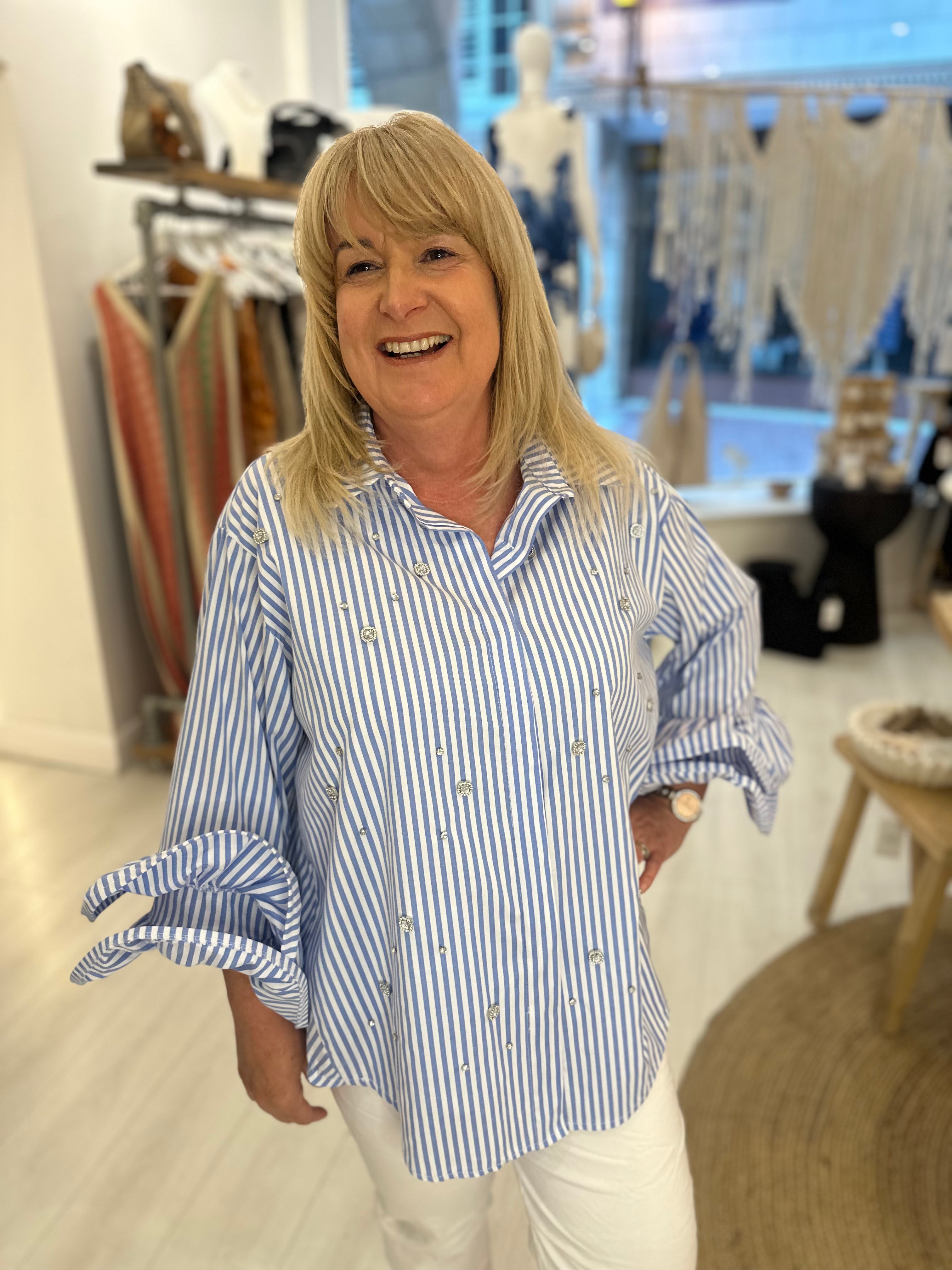 Seraphina Frill Sleeve Shirt