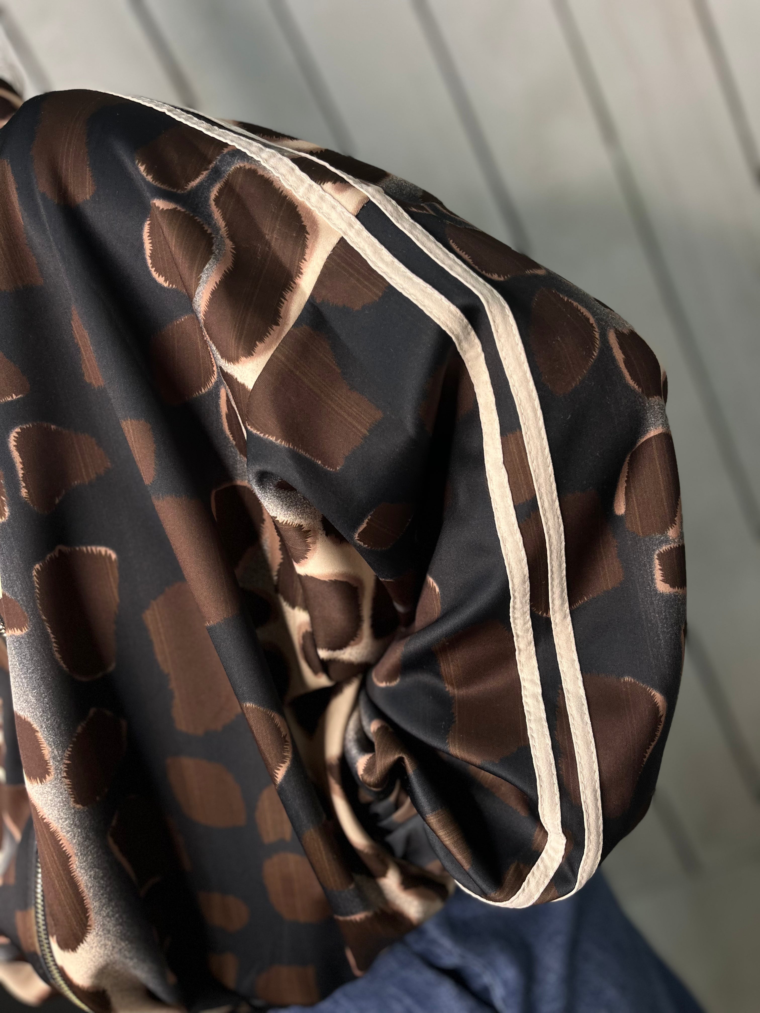 Ada Leopard Bomber Jacket