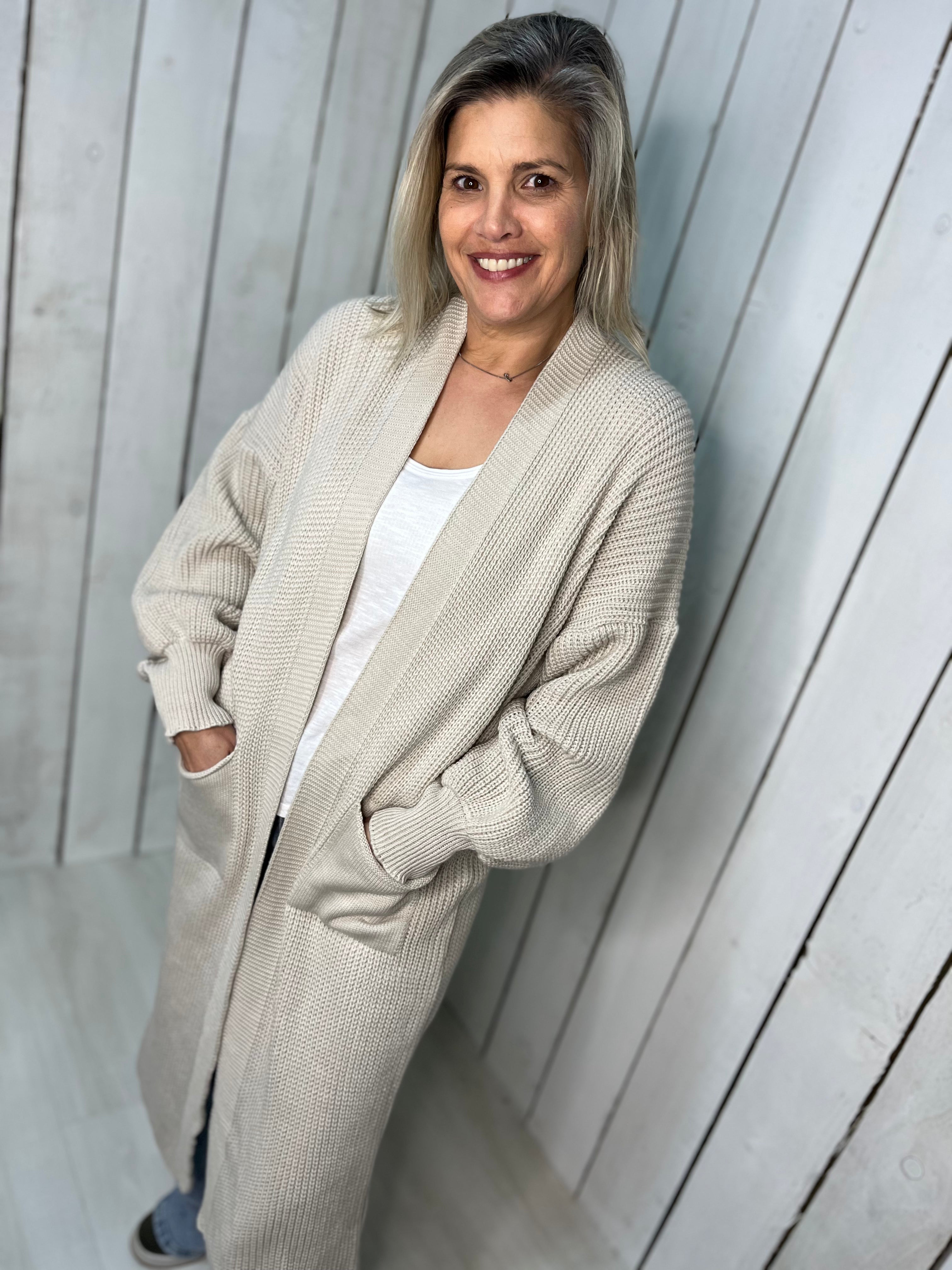Eleanor Longline Cardigan
