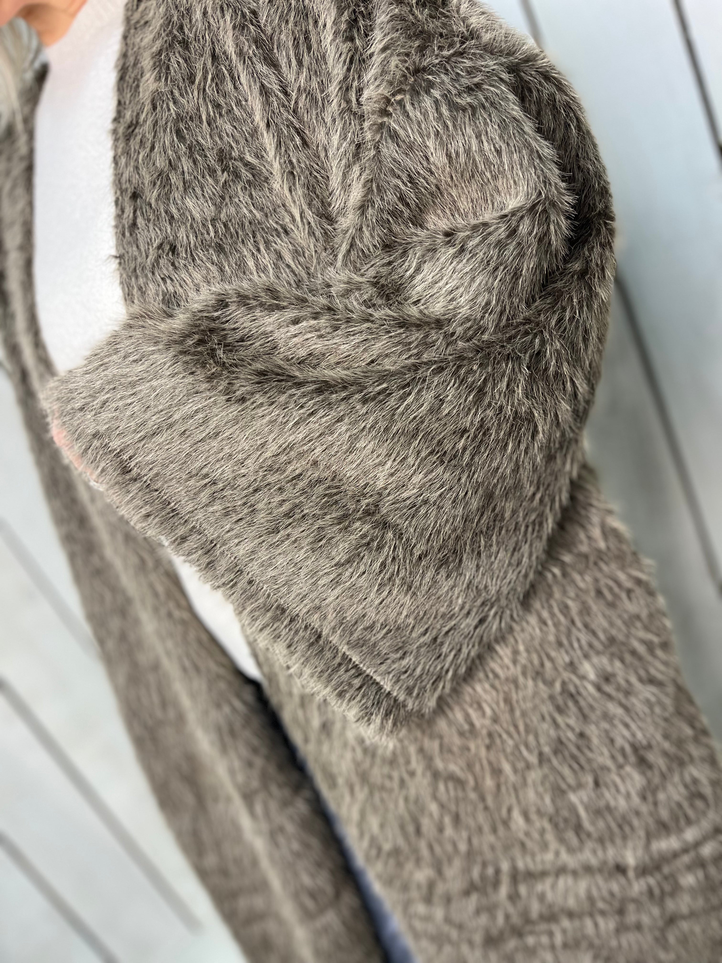 Phoebe Faux Fur Cardigan