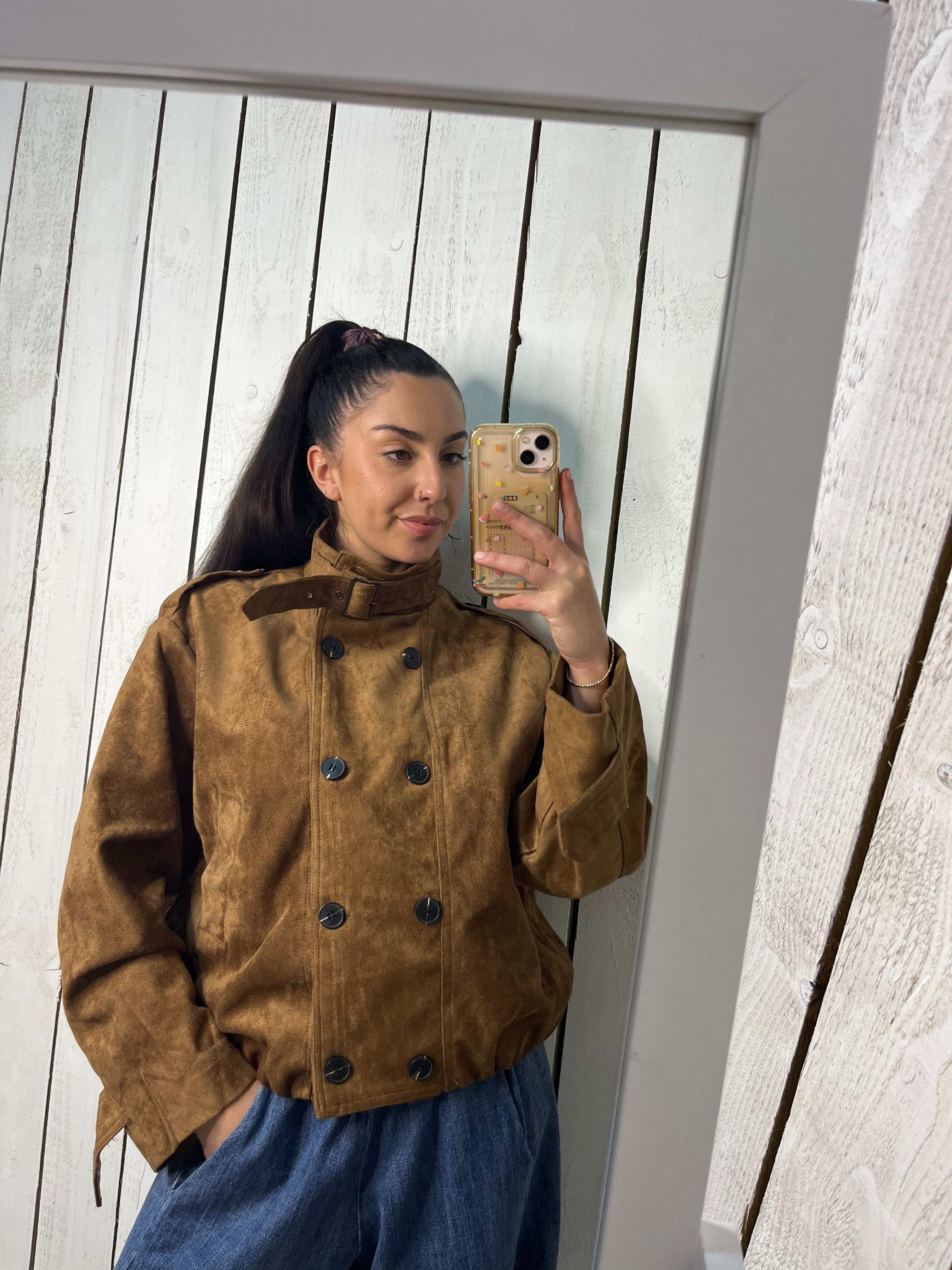 Jules Faux Suede Jacket